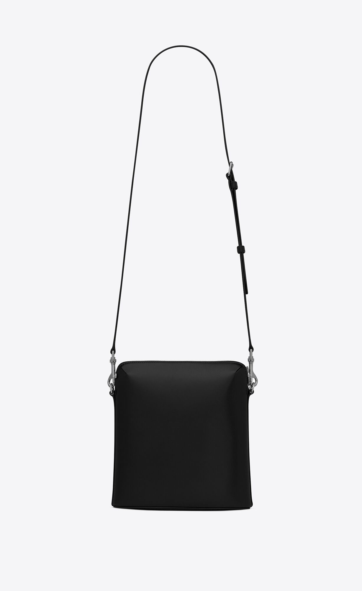 YSL Aidan North/South Small Camera Bag In Smooth Leather Black | MWLOR0916