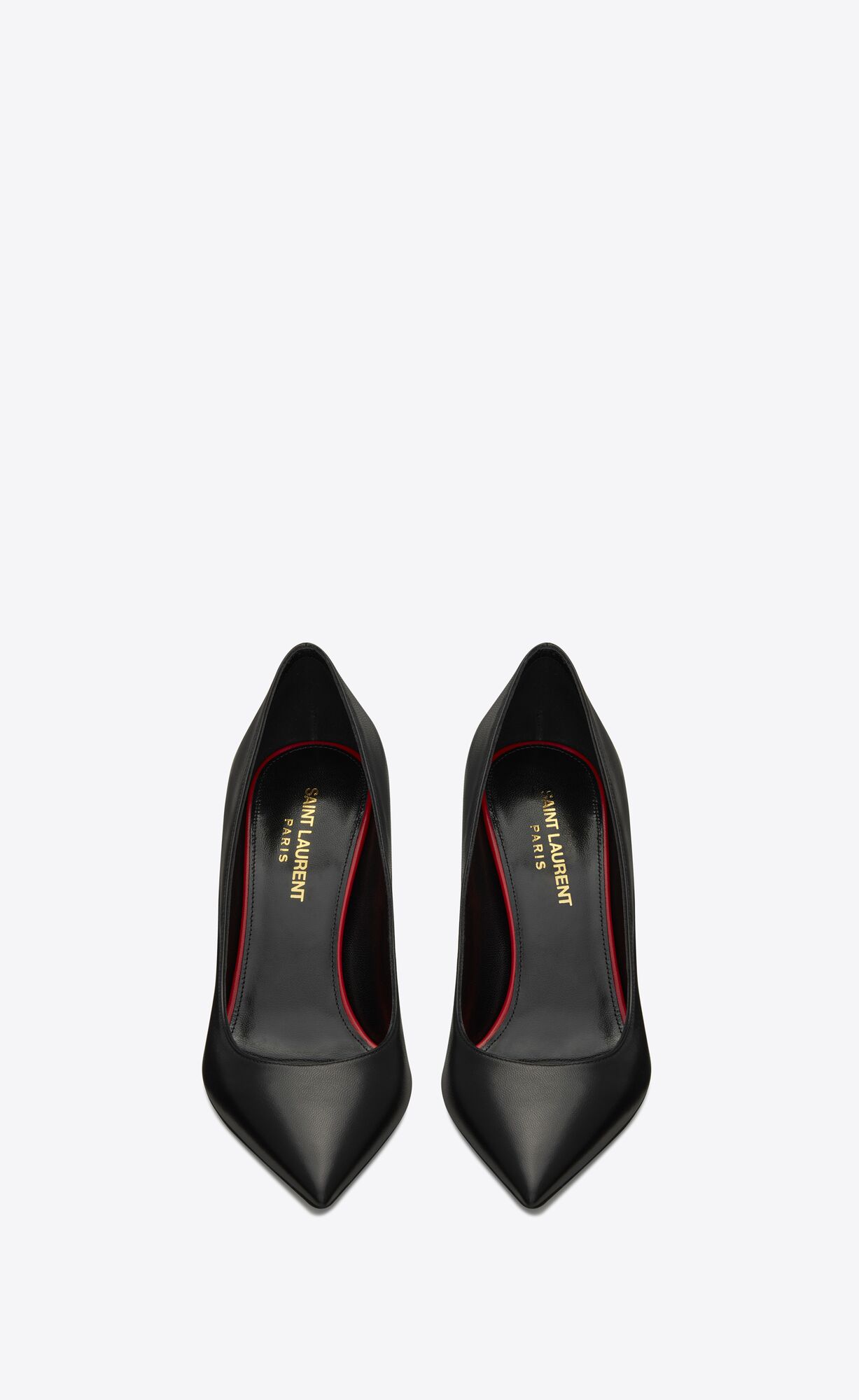 YSL Anja Pumps In Smooth Leather Black | PAIUC0798