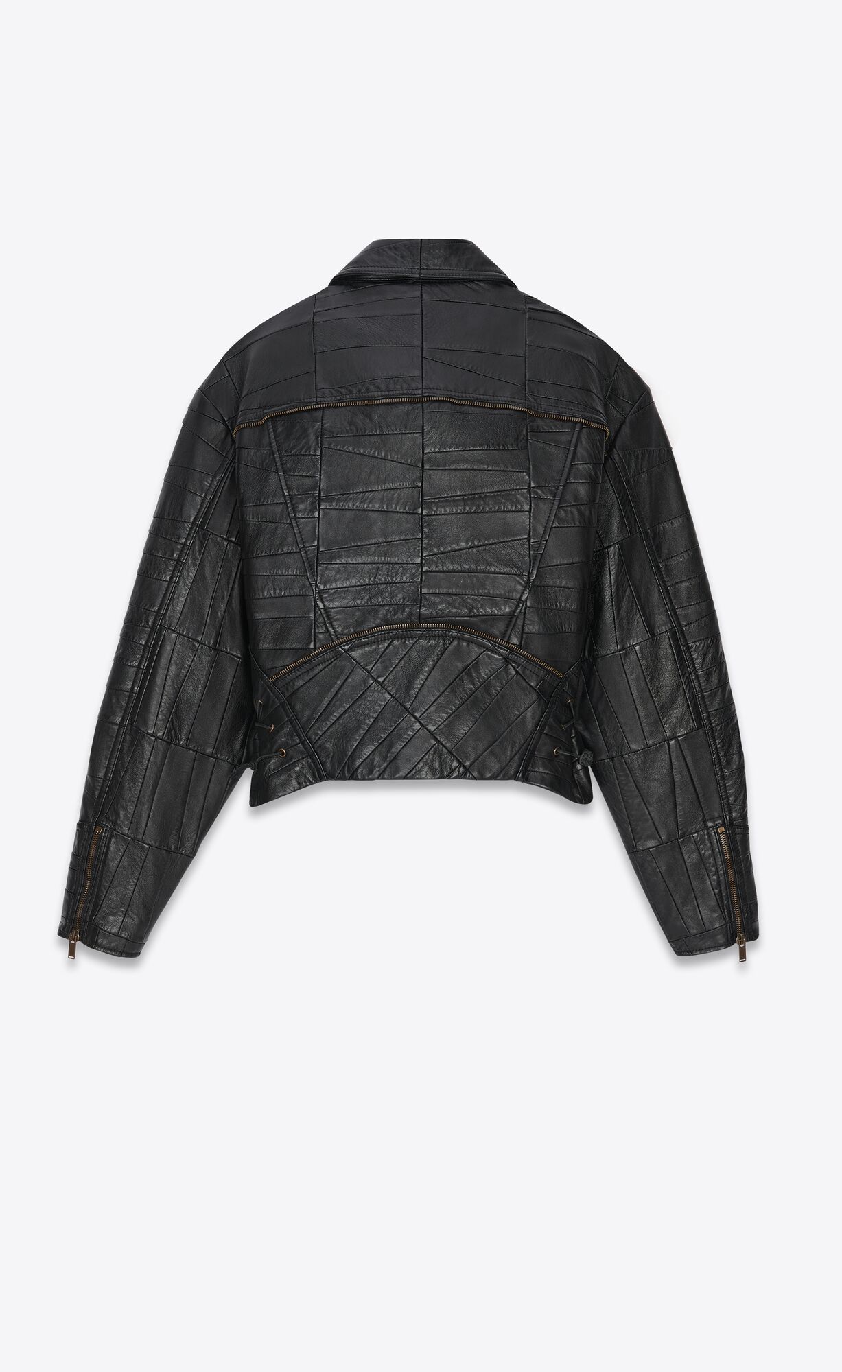 YSL Biker Jacket In Lambskin Black | SLPVQ1268