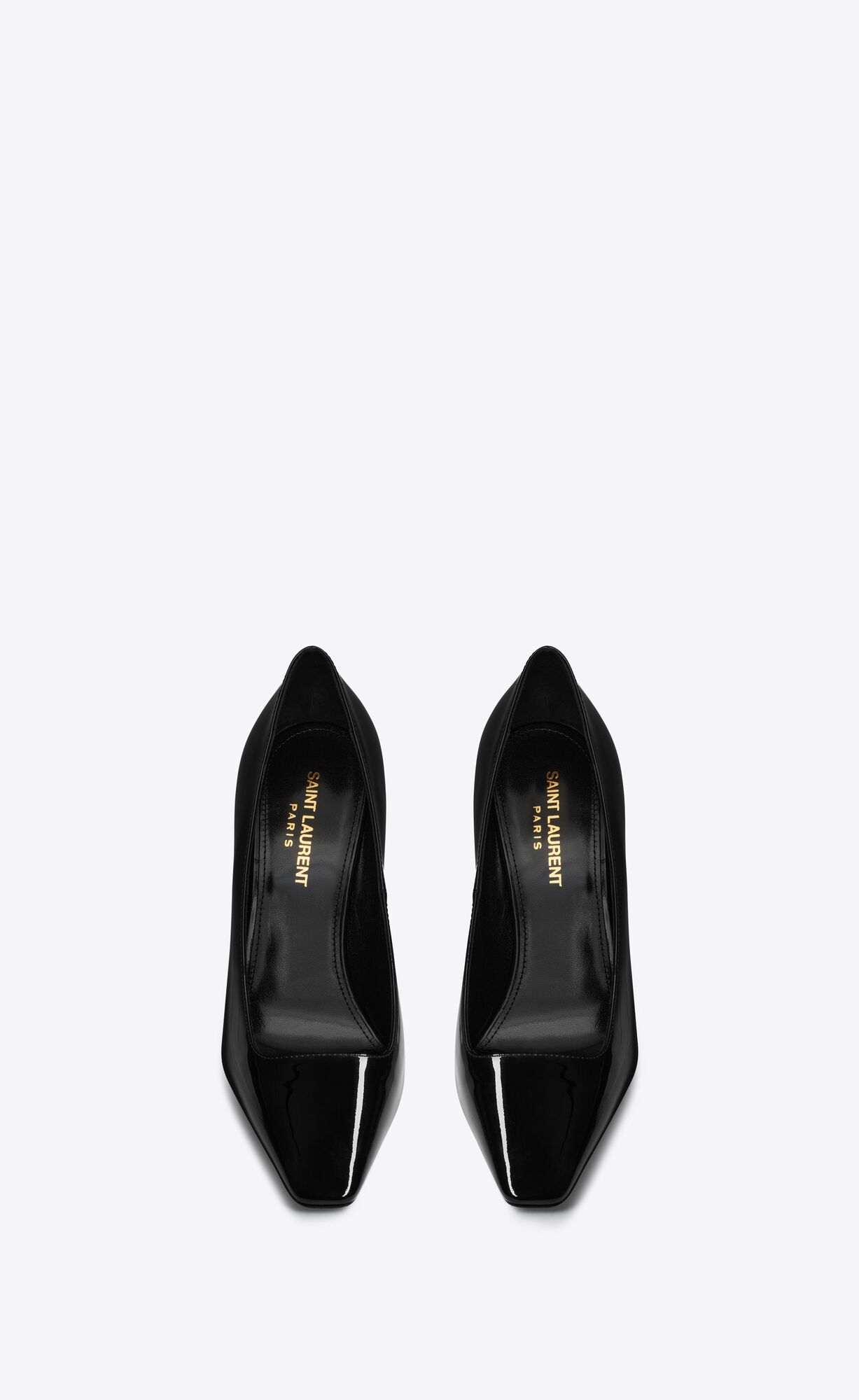 YSL Blade Pumps In Patent Leather Noir | IMWLP5876