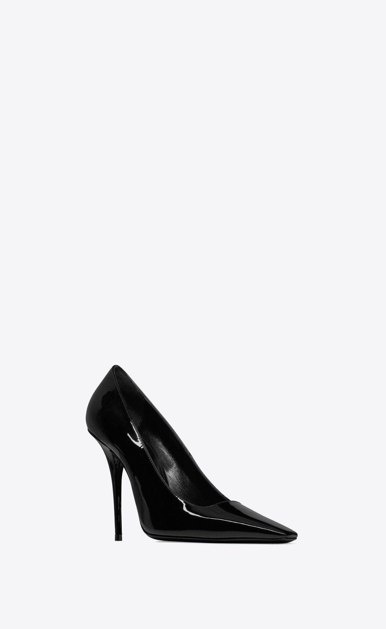 YSL Blade Pumps In Patent Leather Noir | IMWLP5876