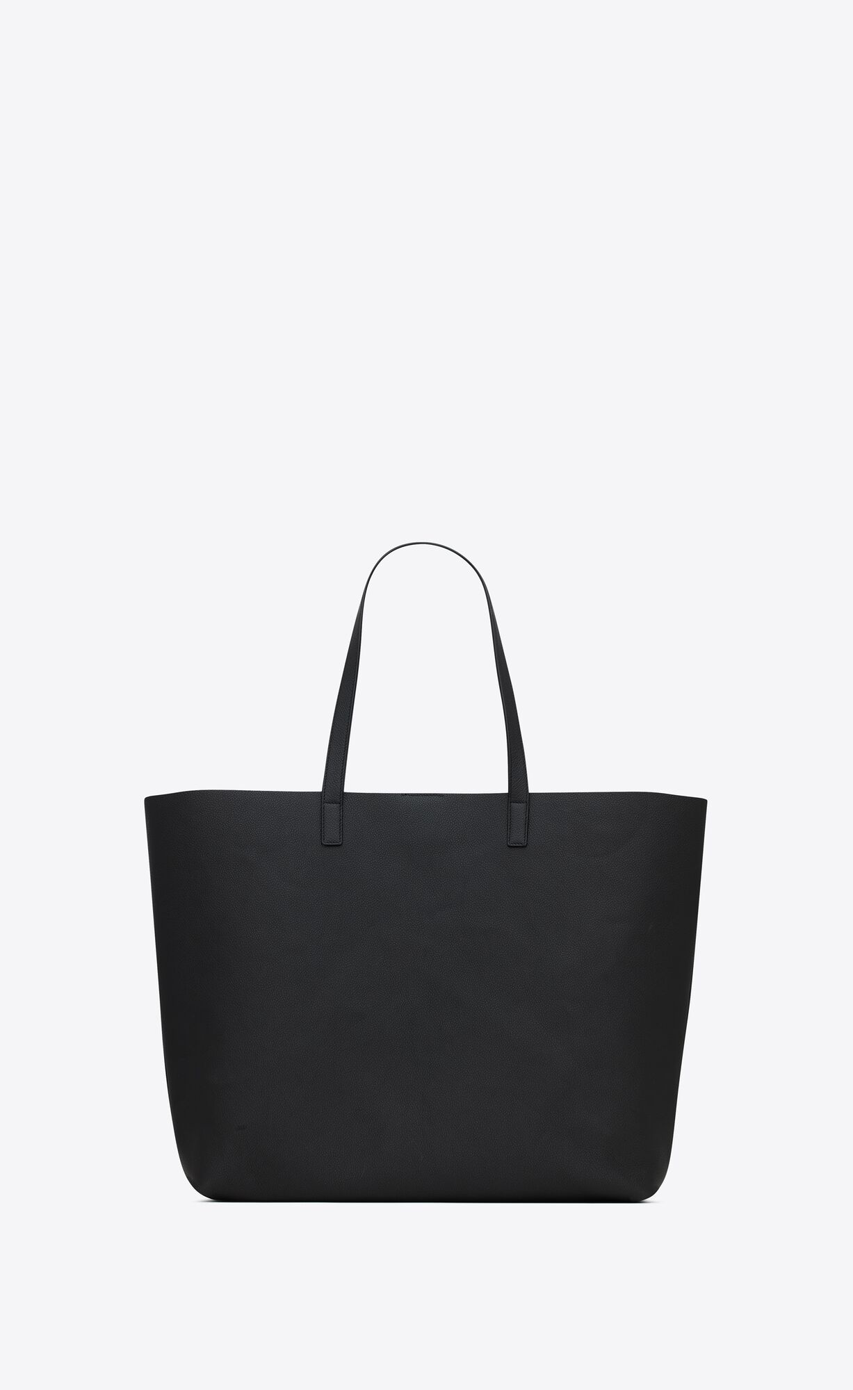 YSL Bold East/West Shopping Bag In Grained Leather Noir | CKXYR2947