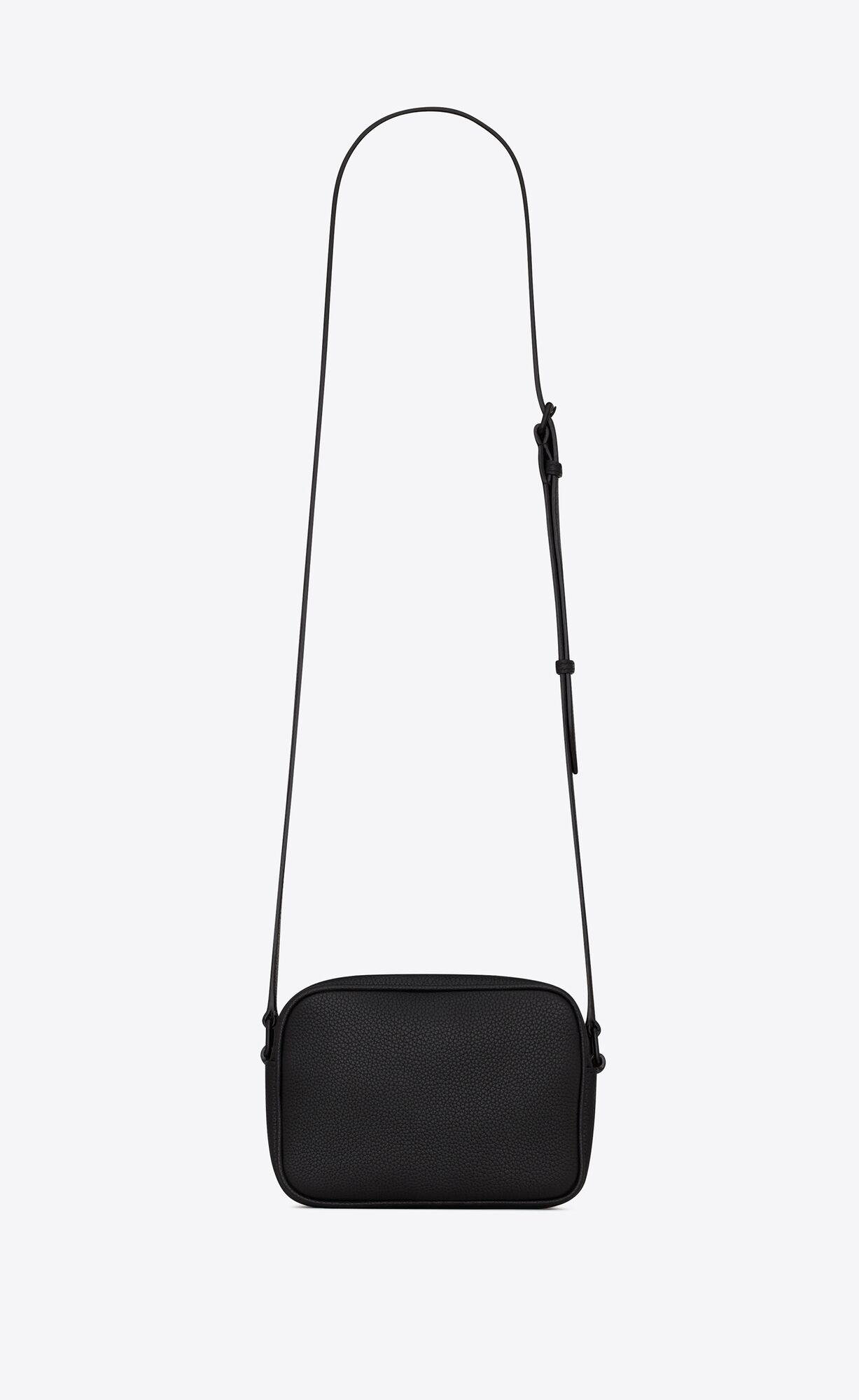 YSL Camp Small Camera Bag In Grained Leather Noir | MZYVR7058