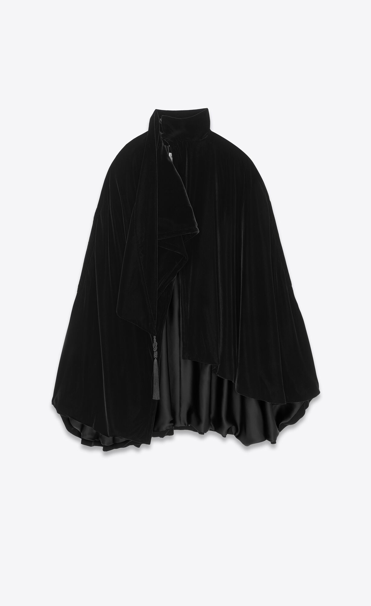 YSL Cape In Velvet Noir | LQESX8150