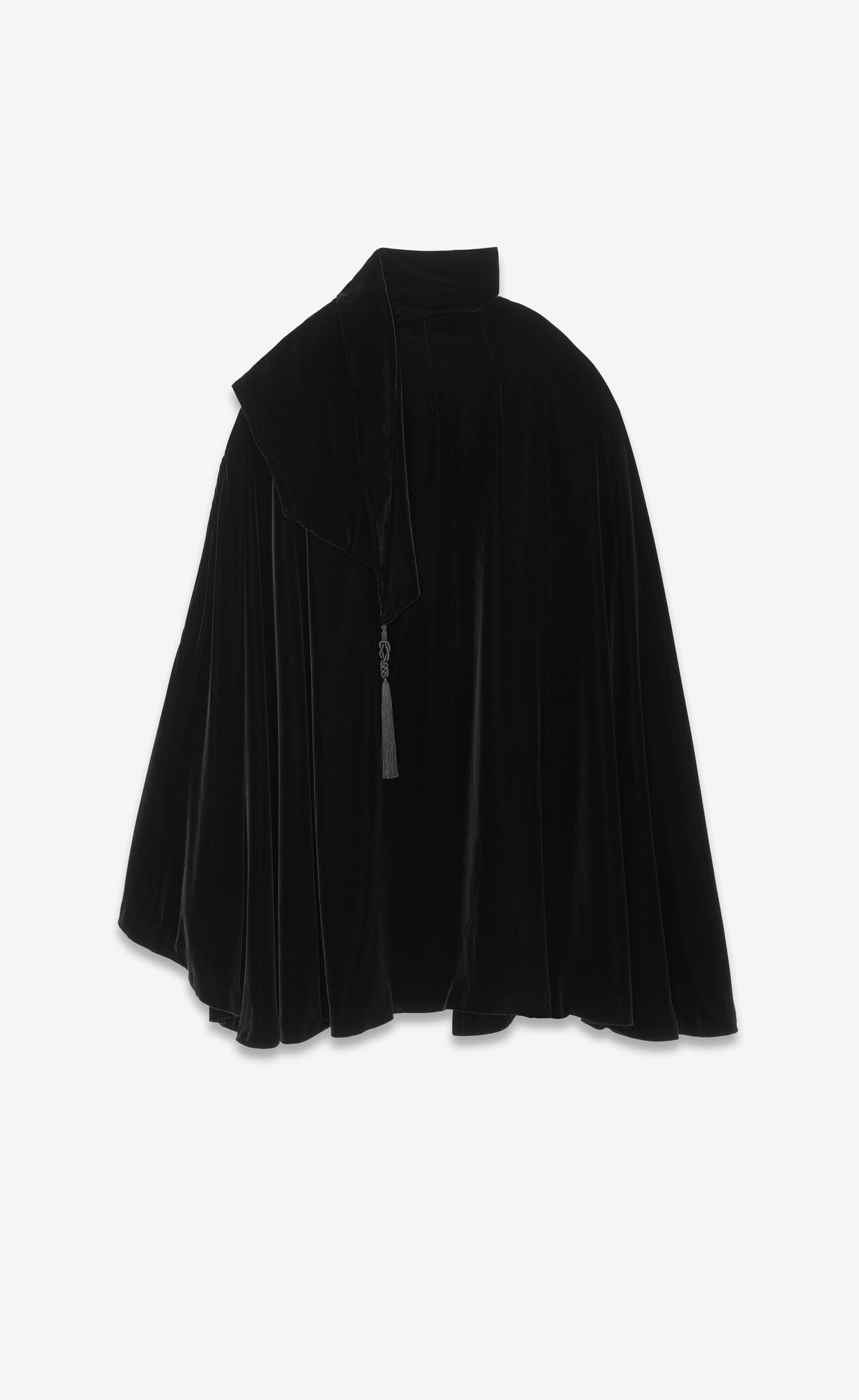 YSL Cape In Velvet Noir | LQESX8150