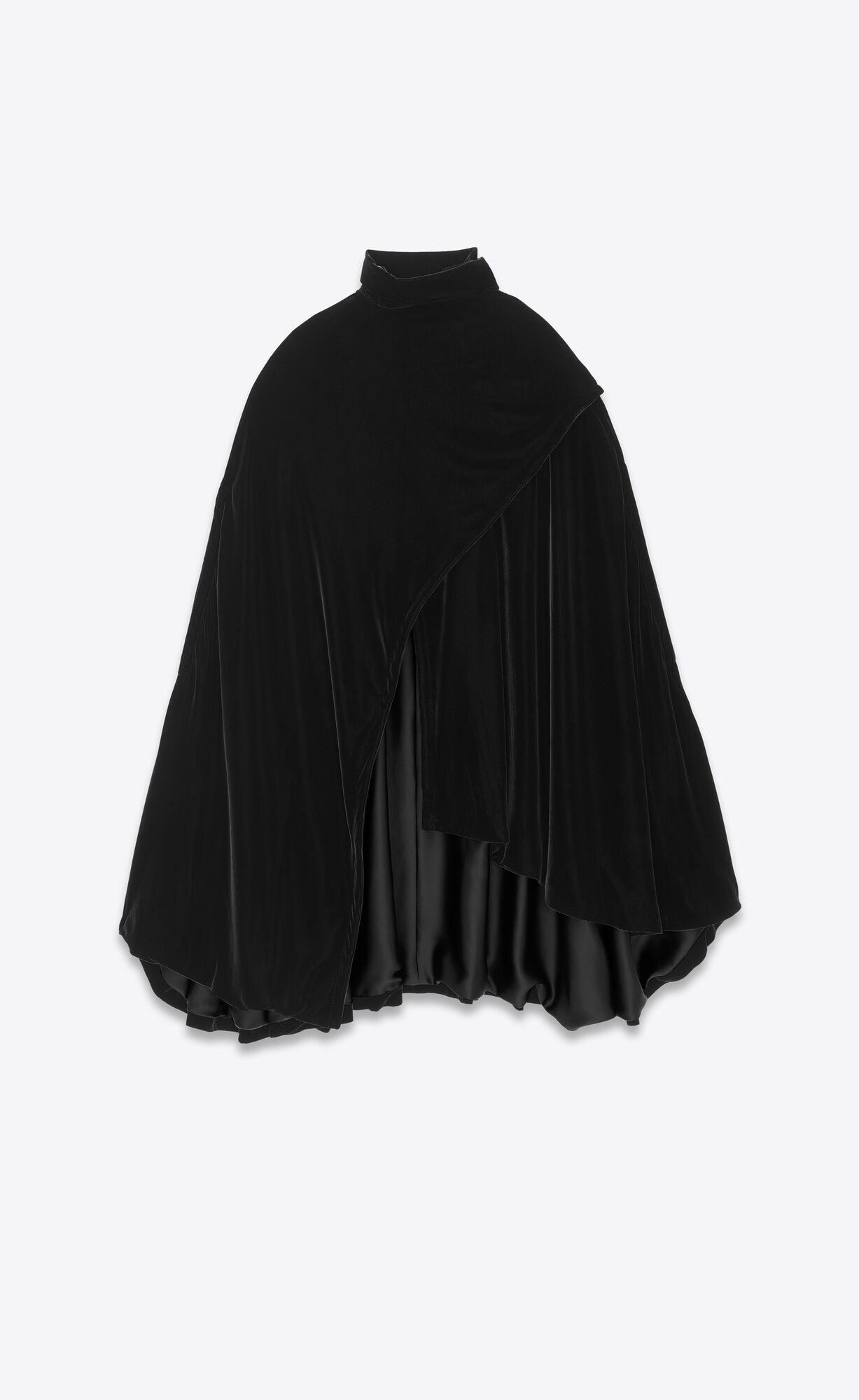 YSL Cape In Velvet Noir | LQESX8150