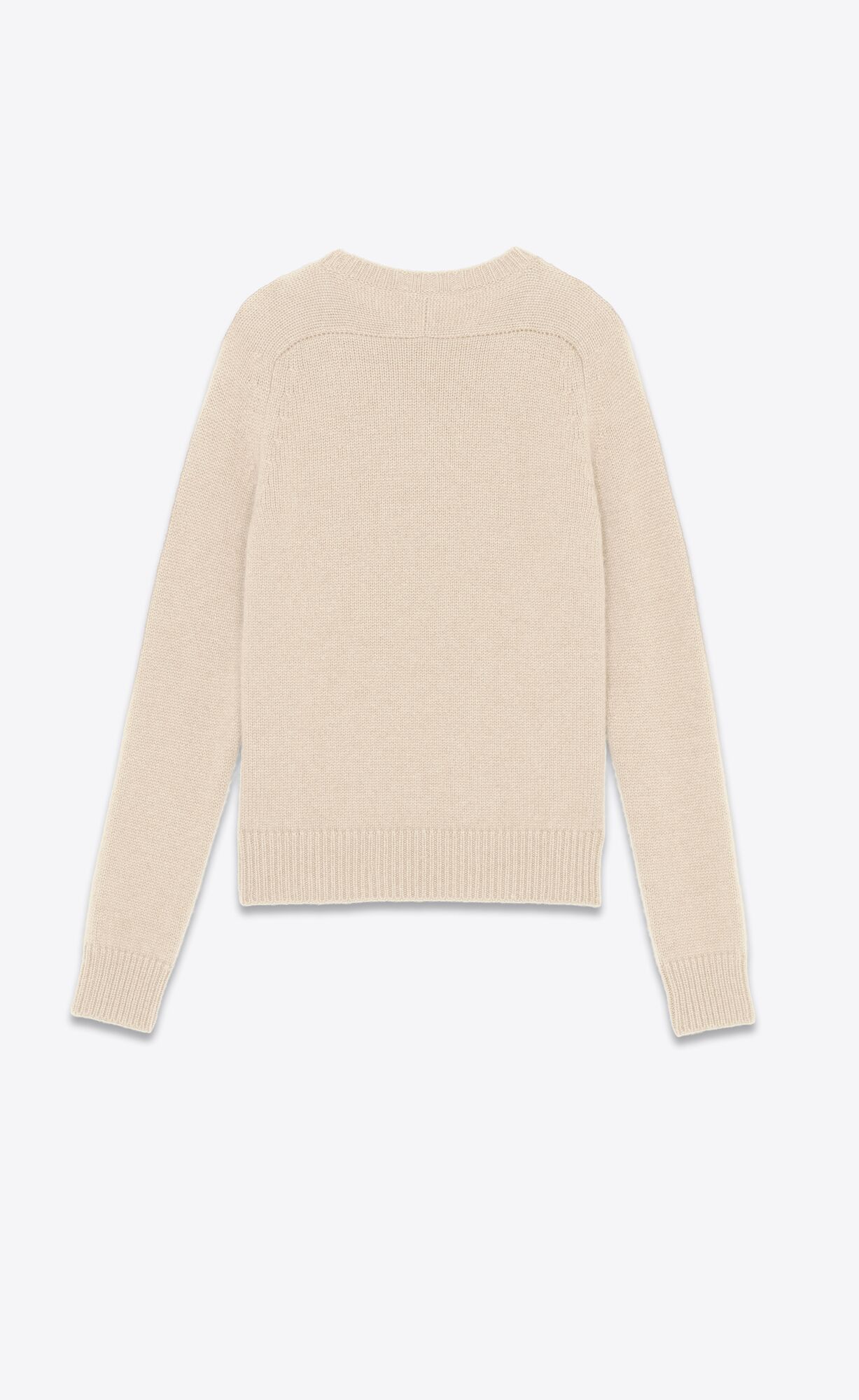 YSL Cashmere Sweater Natural | KAGLT4862