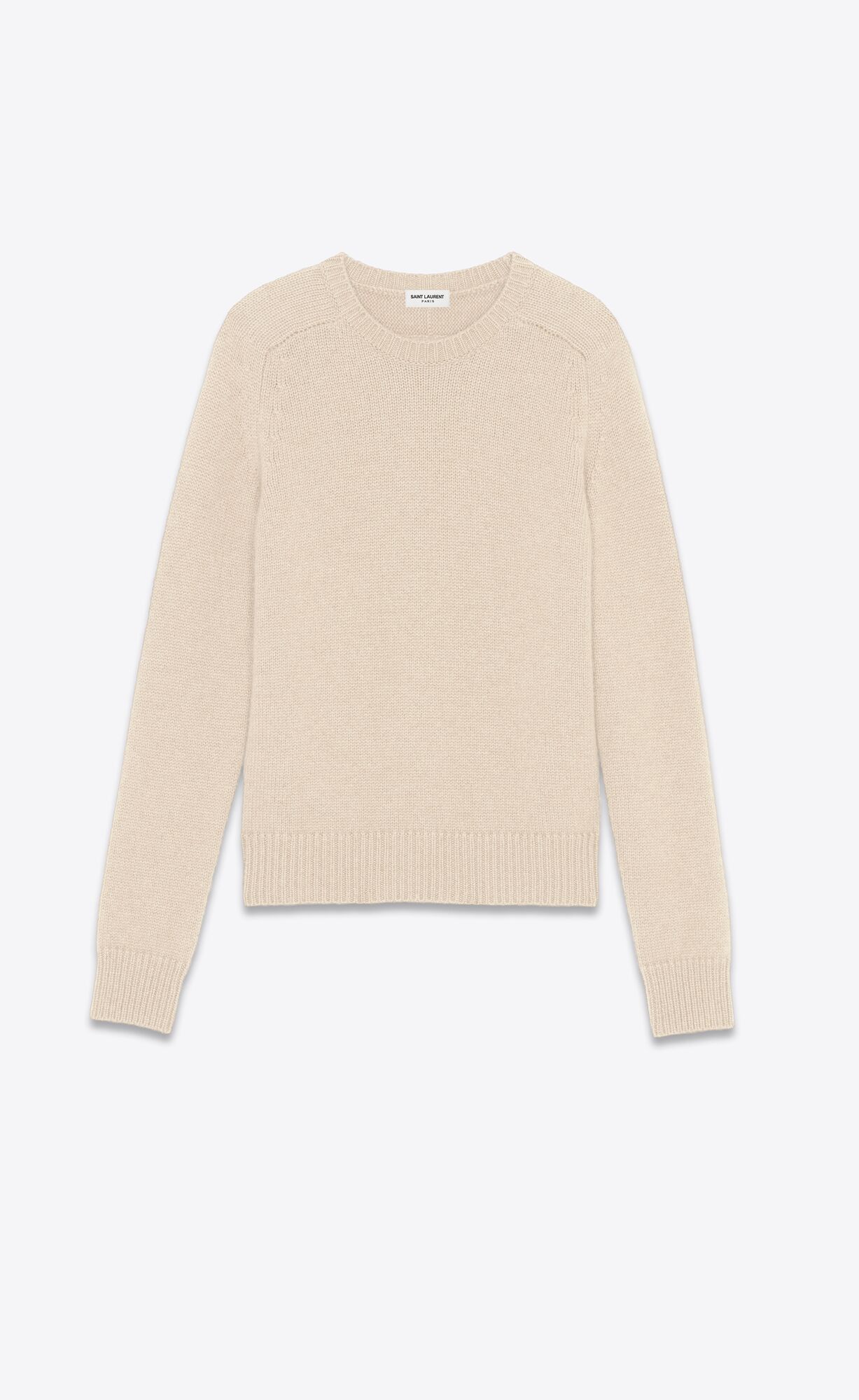 YSL Cashmere Sweater Natural | KAGLT4862