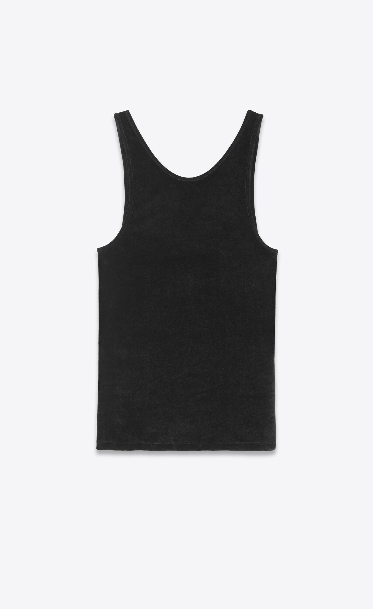 YSL Cassandre Tank Top In Velvet Noir | BRCUF1562