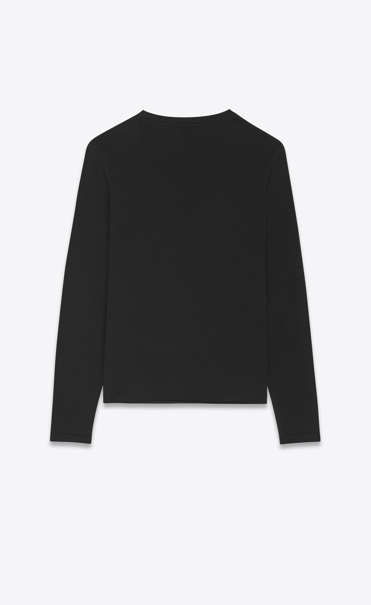 YSL Cassandre Top In Cotton Jersey Noir | WPOCJ2065