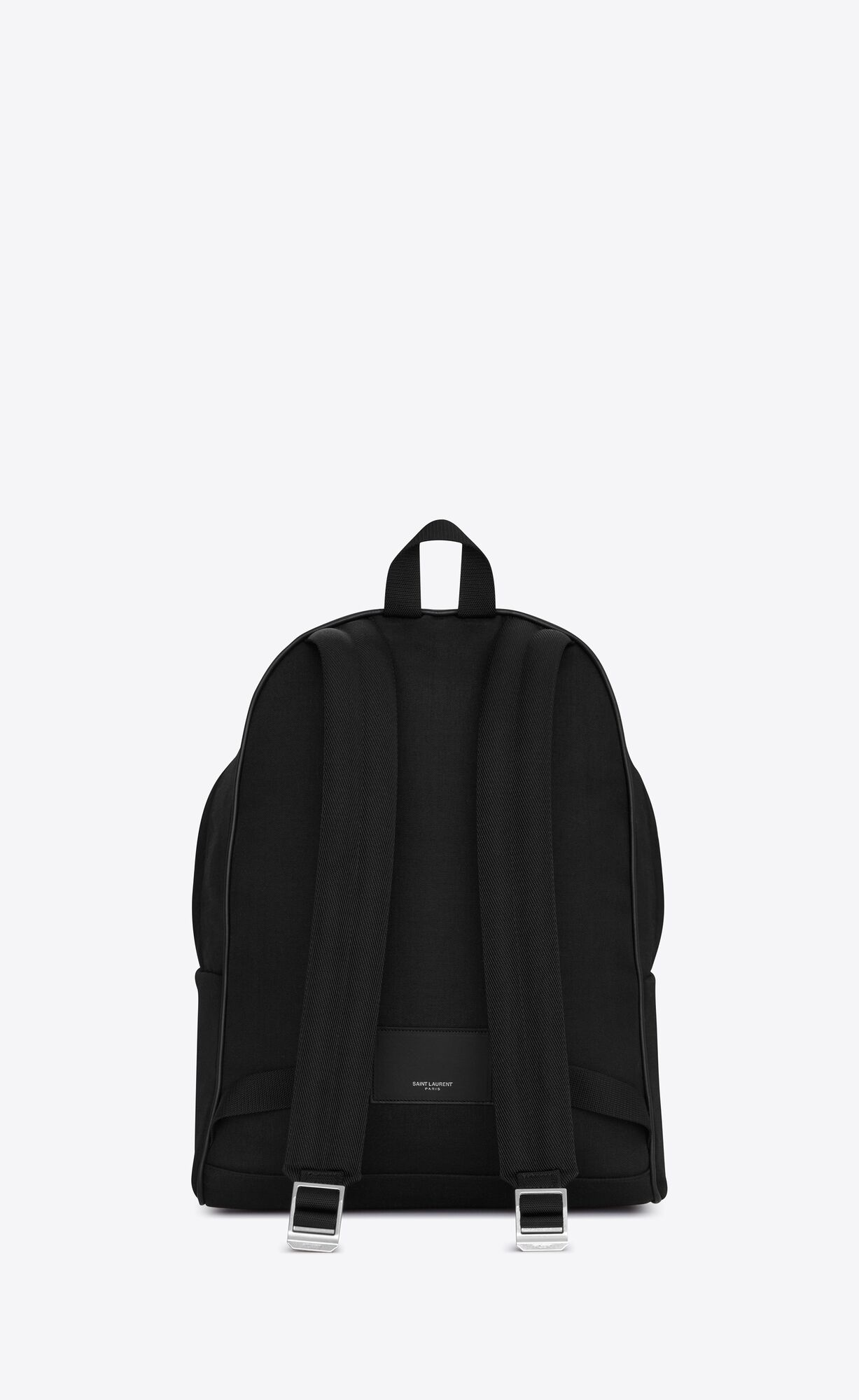 YSL City Backpack In Canvas, Nylon And Leather Black | HMWKD0352