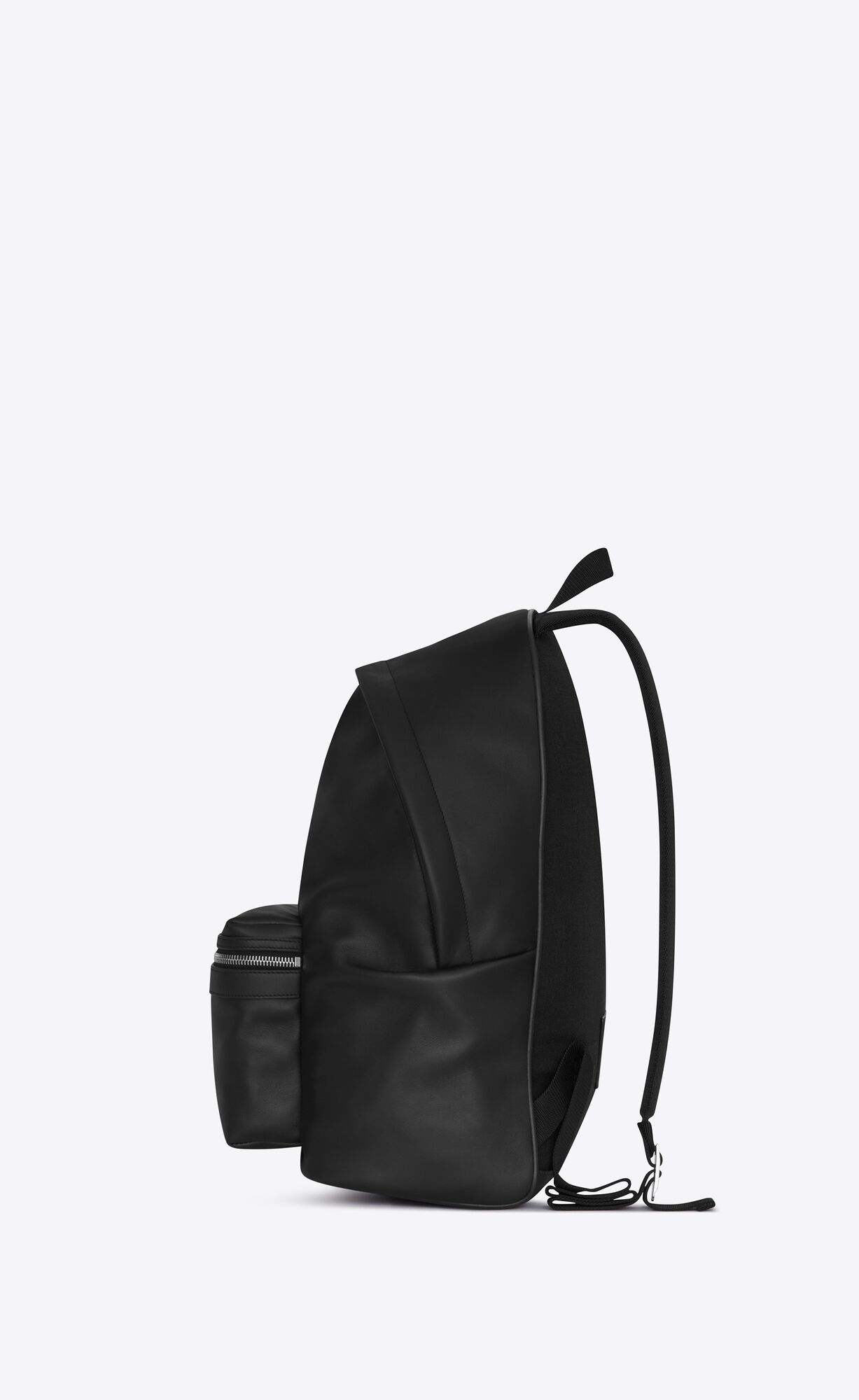 YSL City Backpack In Matte Leather Black | NCMIO0586