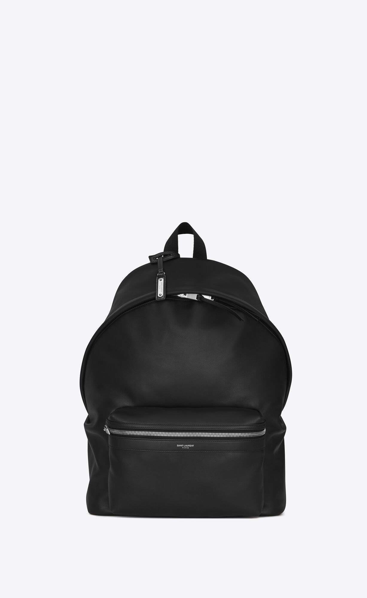 YSL City Backpack In Matte Leather Black | NCMIO0586