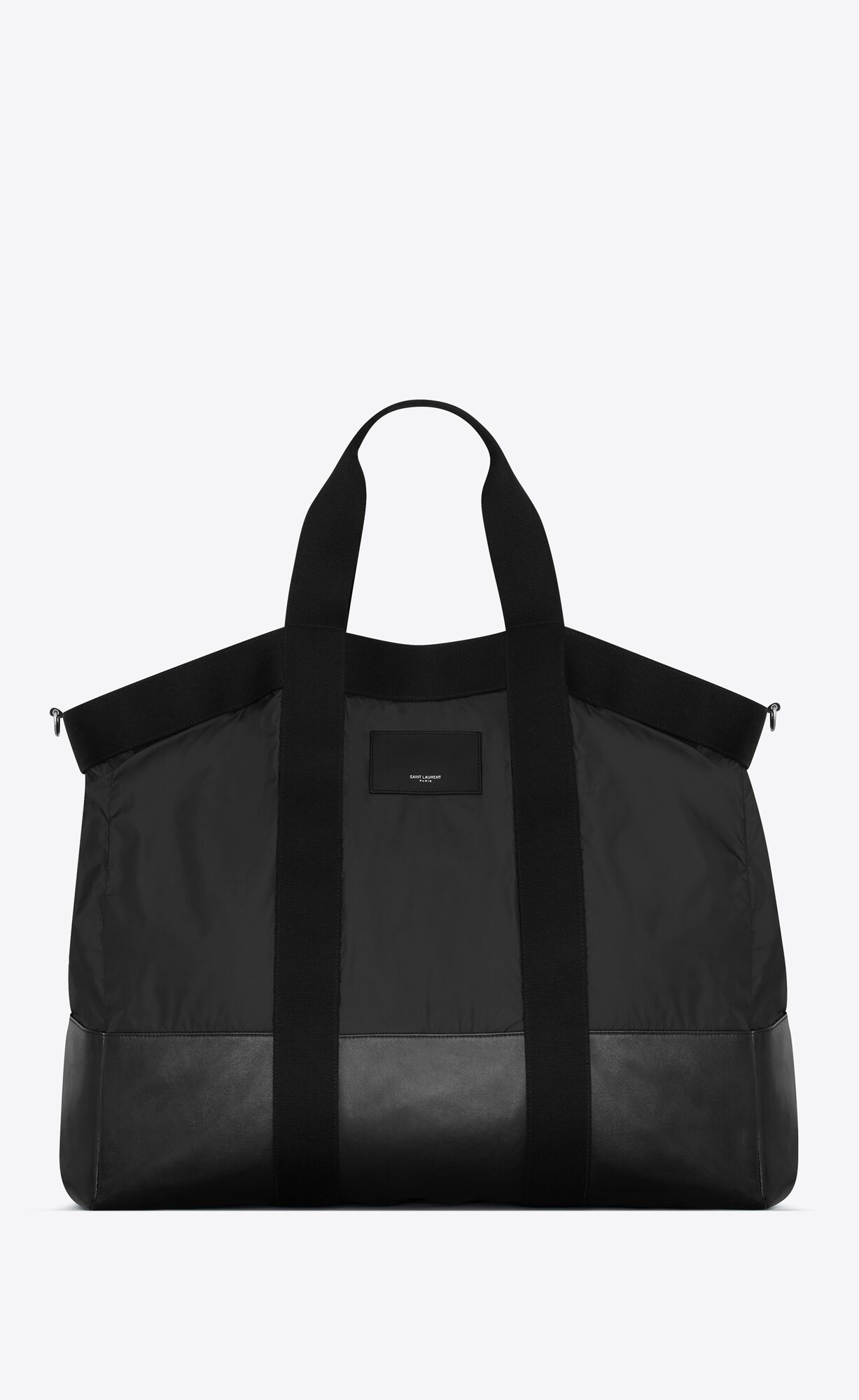 YSL City Saint Laurent Big Tote In Econyl® Regenerated Nylon Black | IUMDK0623