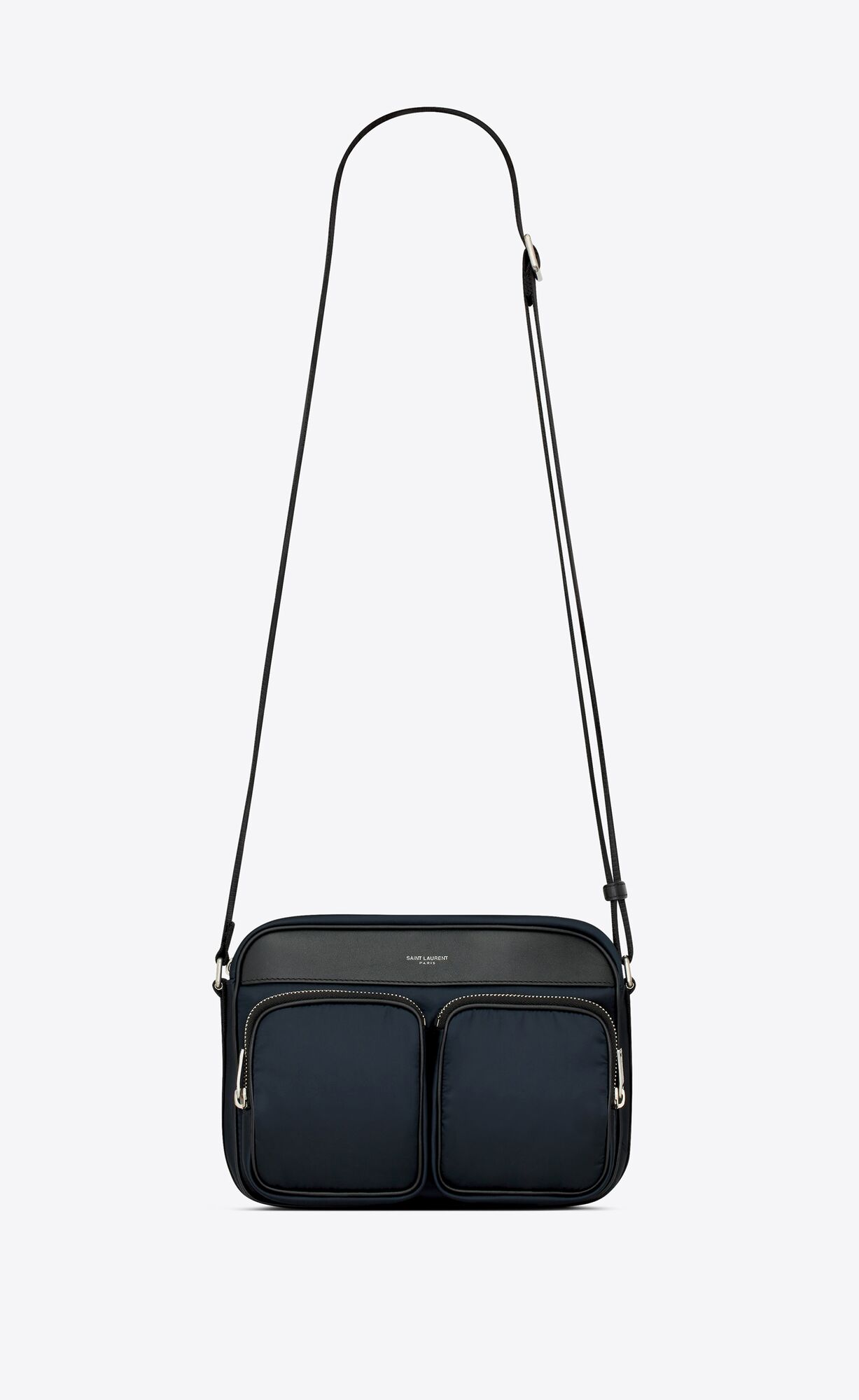 YSL City Saint Laurent New Camera Bag In Econyl® Regenerated Nylon Navy | KDIGU2046