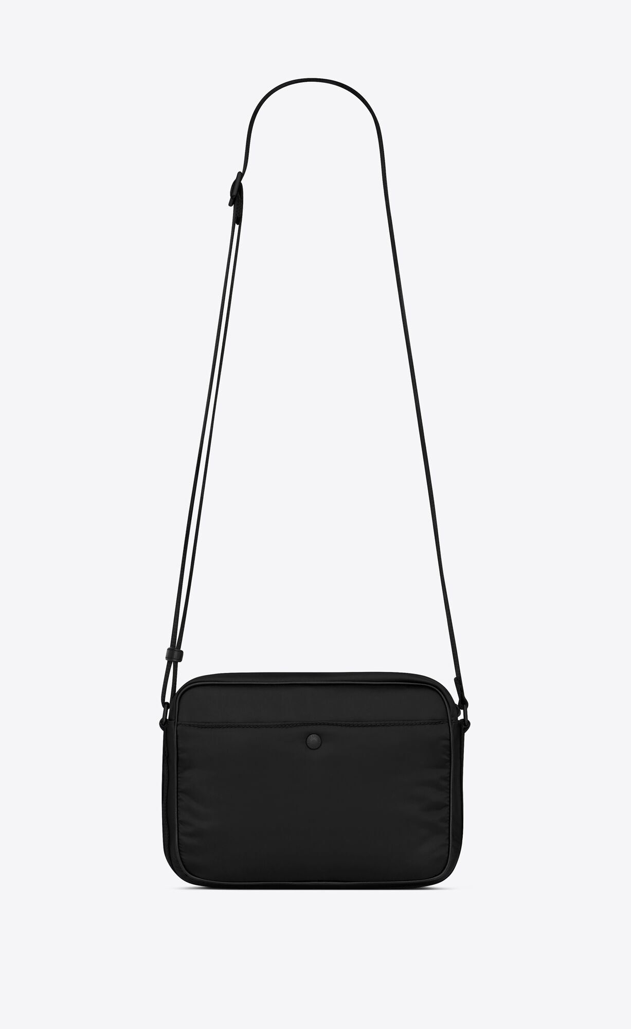 YSL City Saint Laurent New Camera Bag In Econyl® Regenerated Nylon Black | VJOTS8234