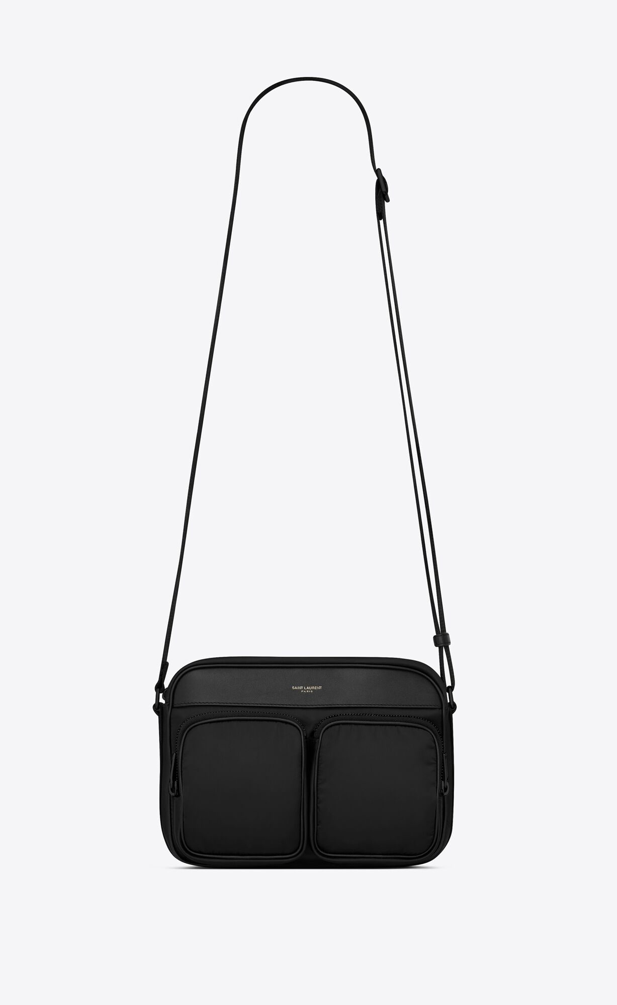 YSL City Saint Laurent New Camera Bag In Econyl® Regenerated Nylon Black | VJOTS8234