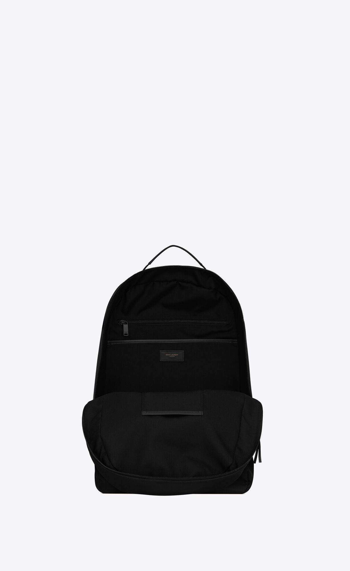 YSL City Trekking Backpack In Econyl® Smooth Leather And Nylon Noir | UZTAC0392