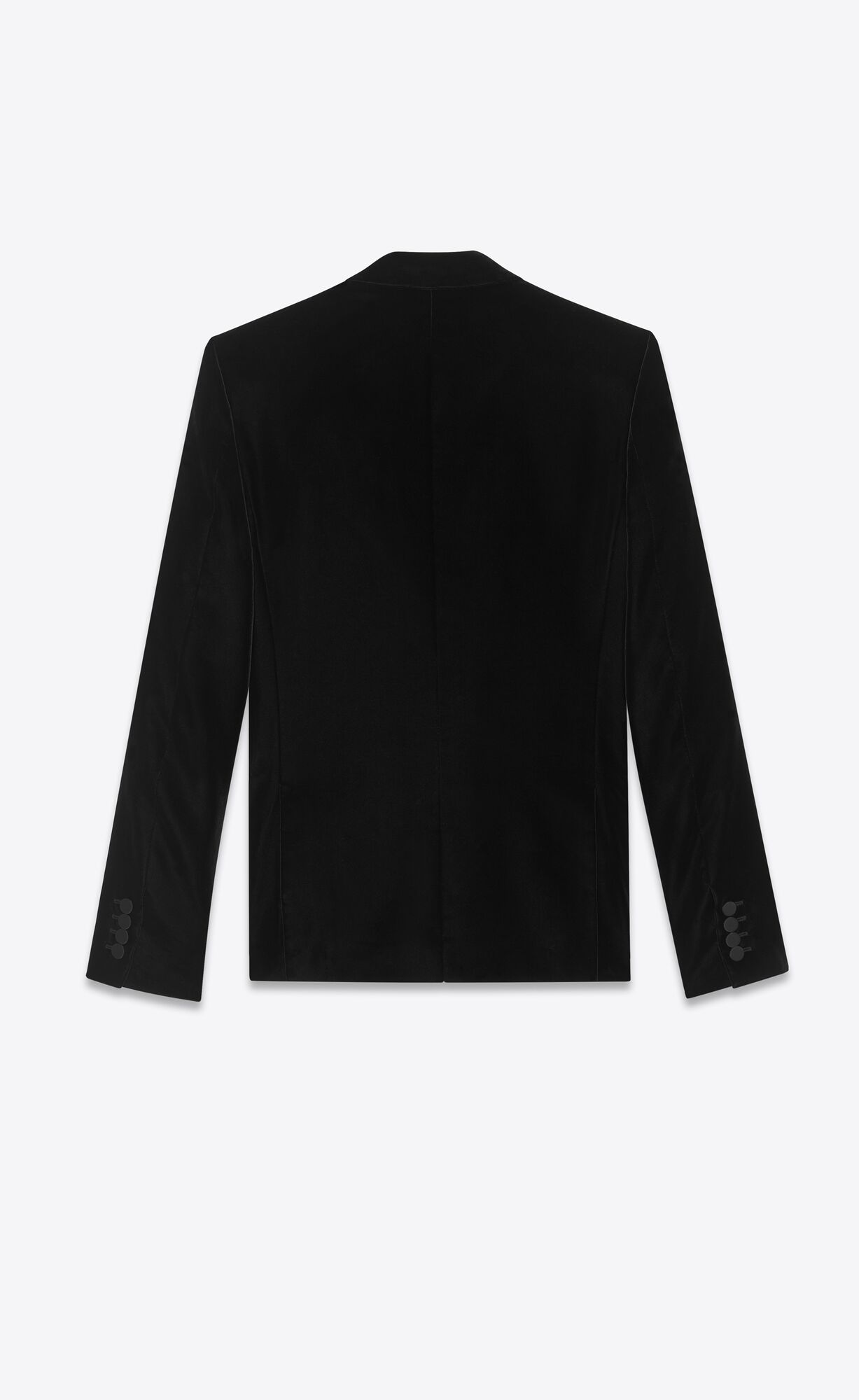 YSL Classic Evening Velvet Jacket Black | MIVEU7945