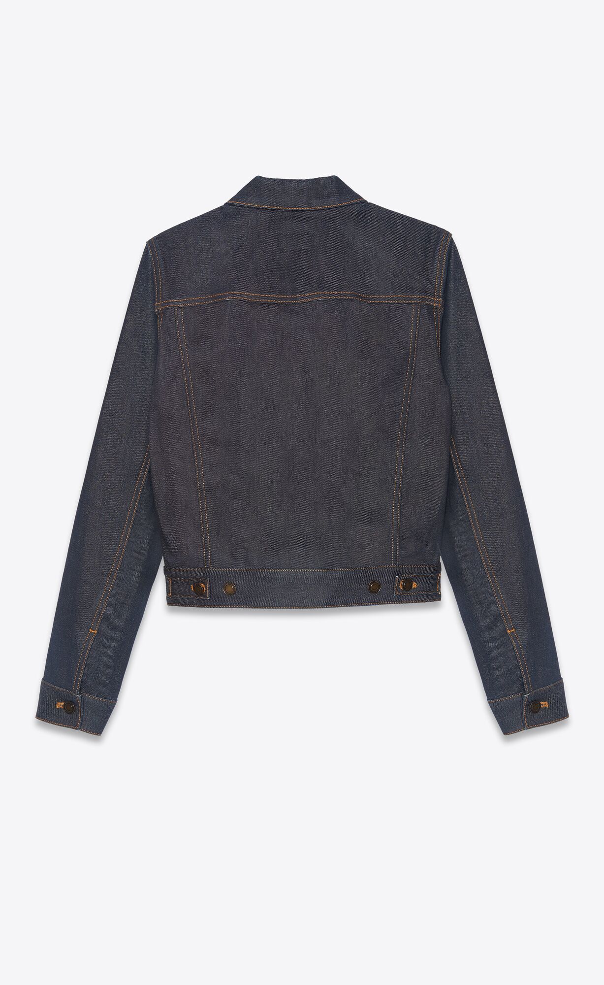 YSL Classic Jacket In Indigo Raw Denim Indigo Raw | XBZIP1629