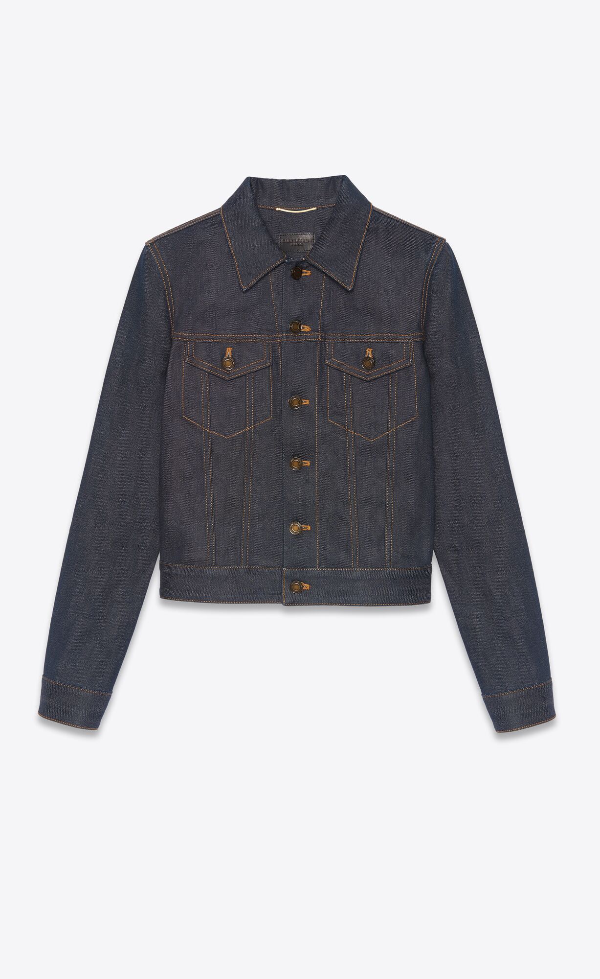 YSL Classic Jacket In Indigo Raw Denim Indigo Raw | XBZIP1629