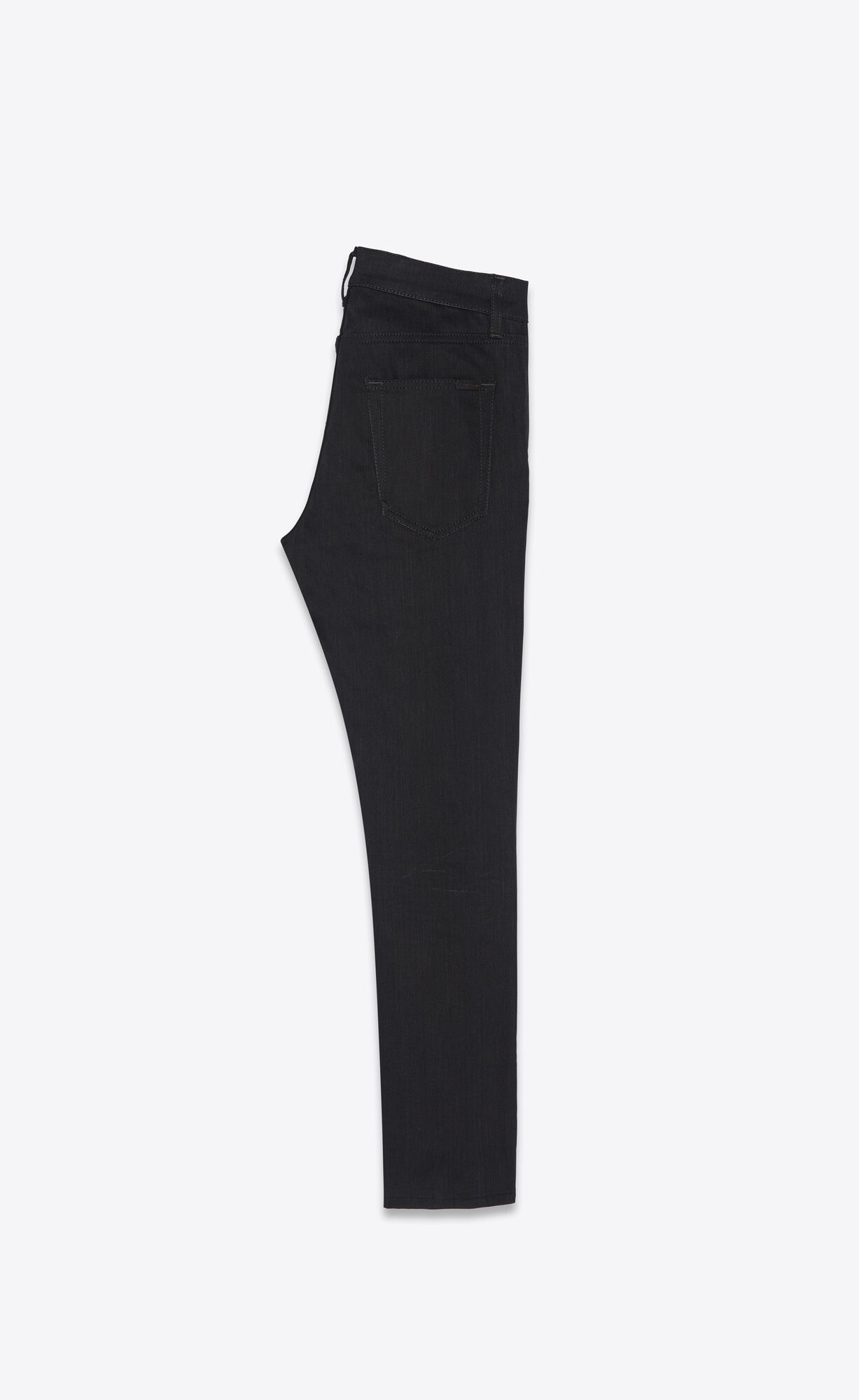 YSL Cropped Skinny-fit Jeans In Used Black Denim Used Black | HNQEC2386