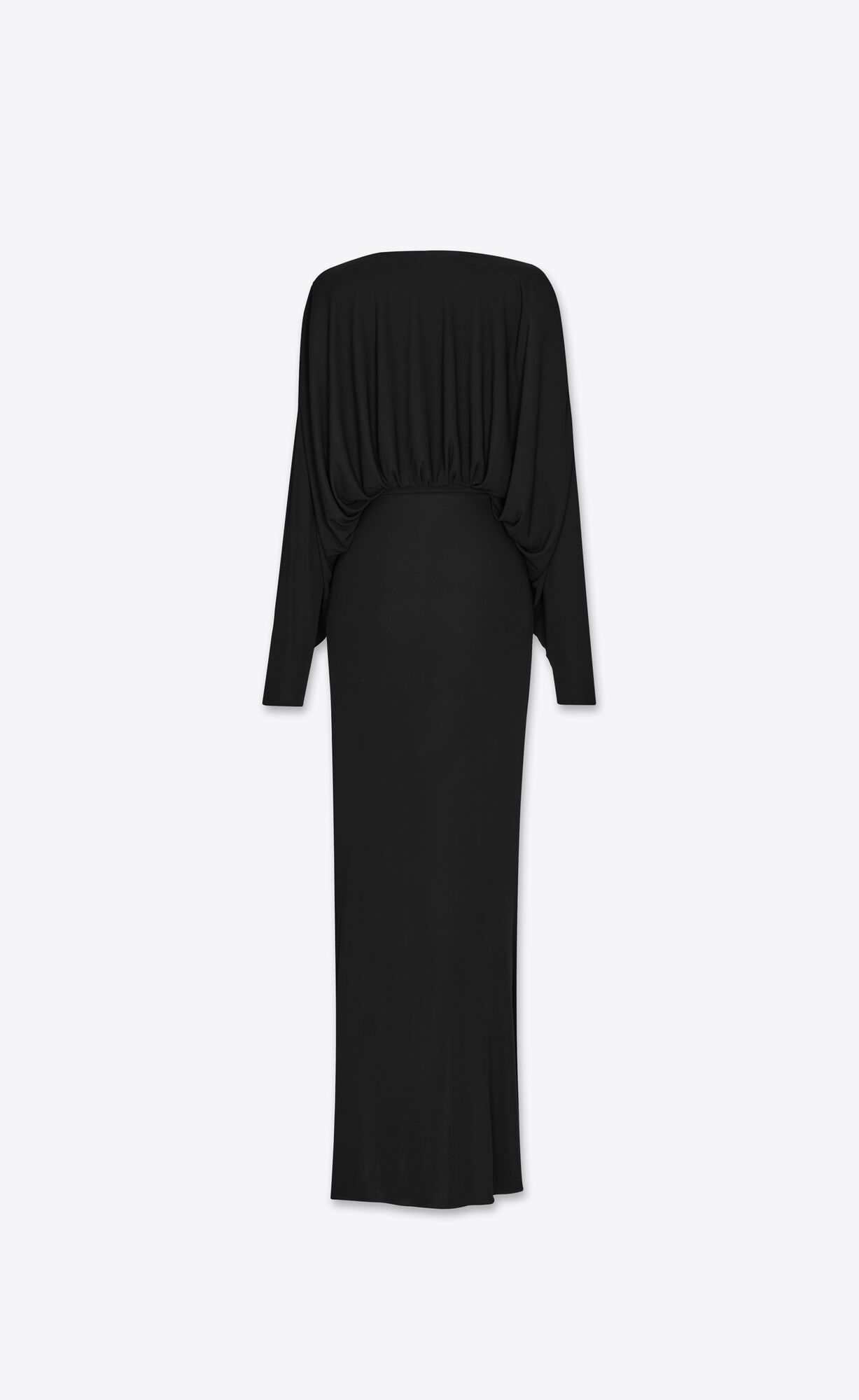 YSL Cut-out Dress In Crepe Jersey Black | AGSVK0712