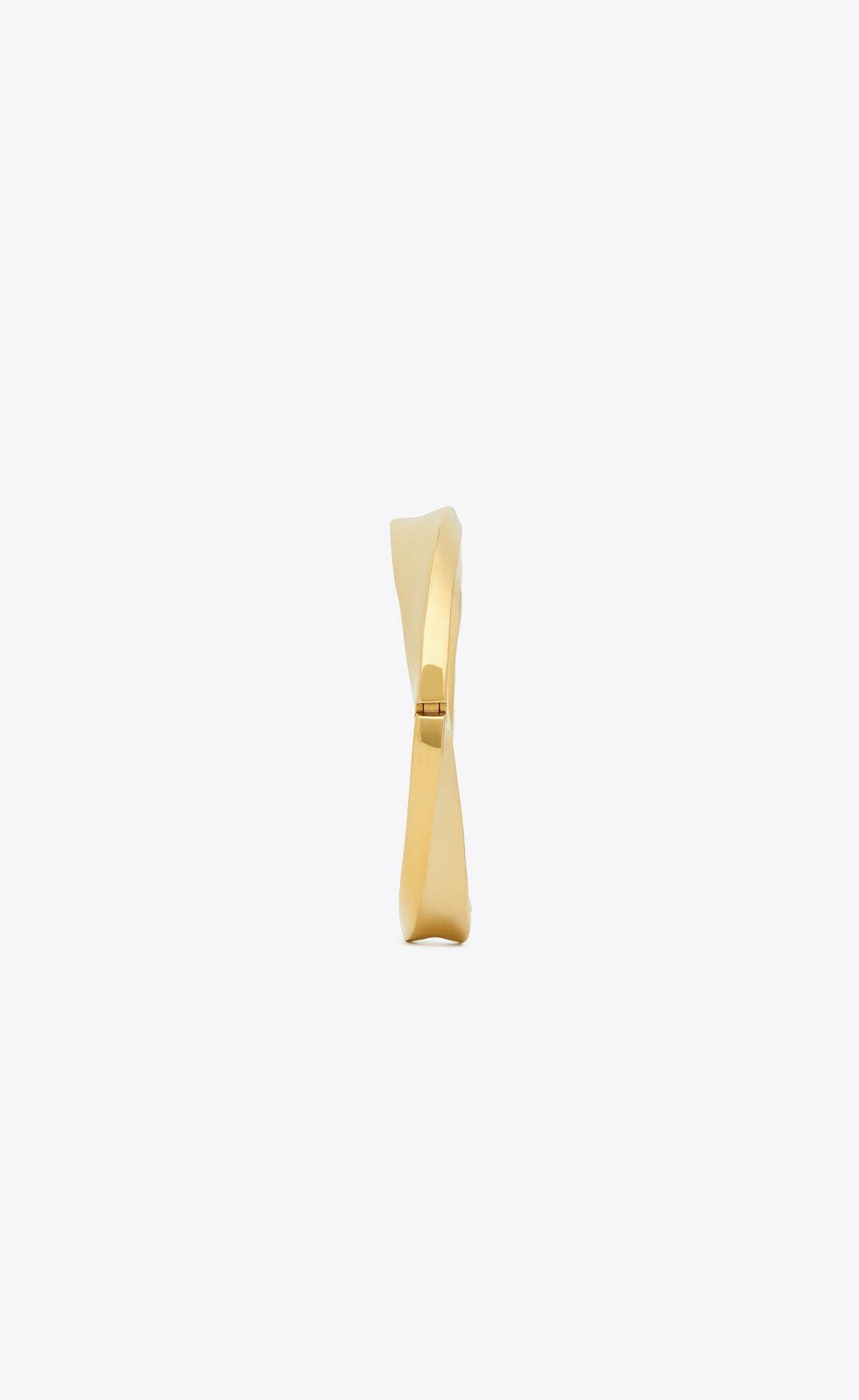 YSL Deco Twist Bracelet In Metal Gold | GEVXJ5482