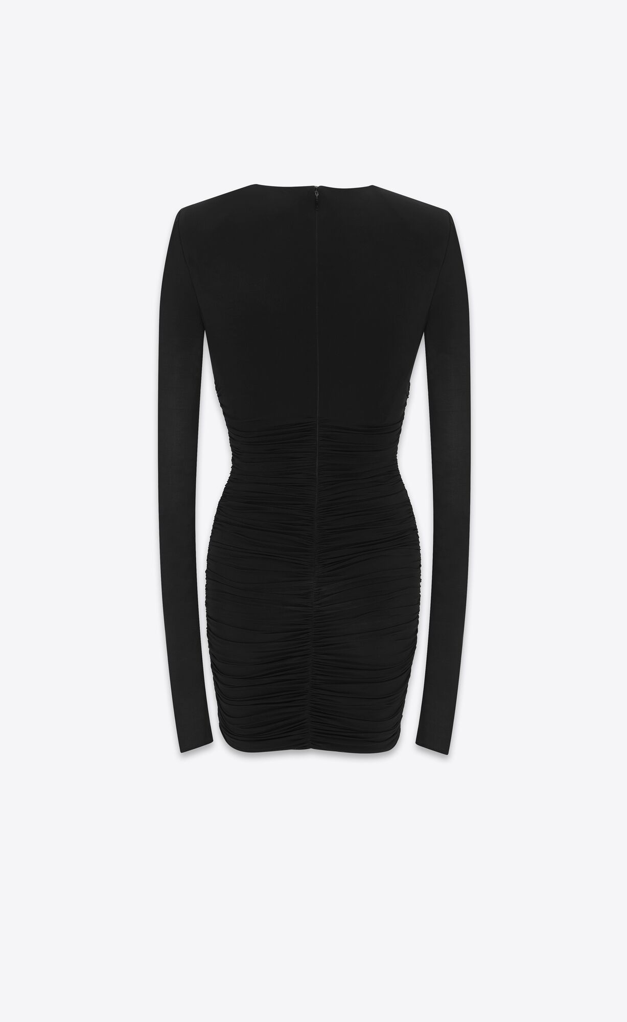 YSL Draped Dress In Jersey Black | RDYAM9650