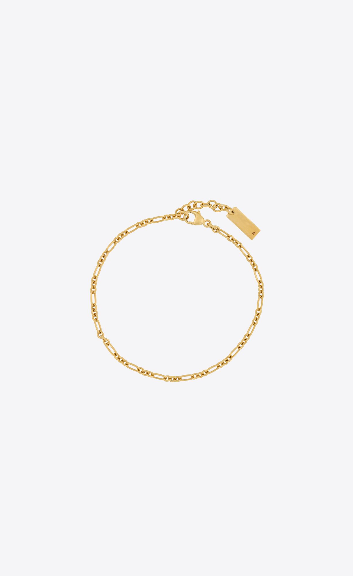 YSL Figaro Chain Bracelet In Metal Gold | PSUJK4681