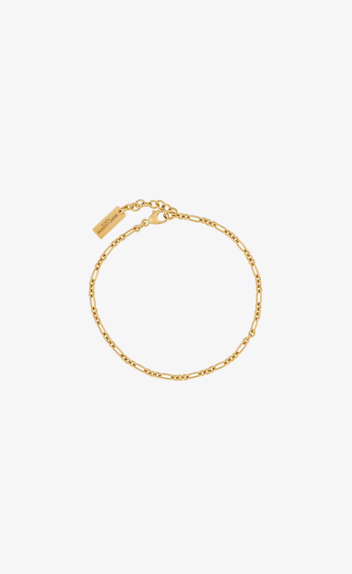 YSL Figaro Chain Bracelet In Metal Gold | PSUJK4681