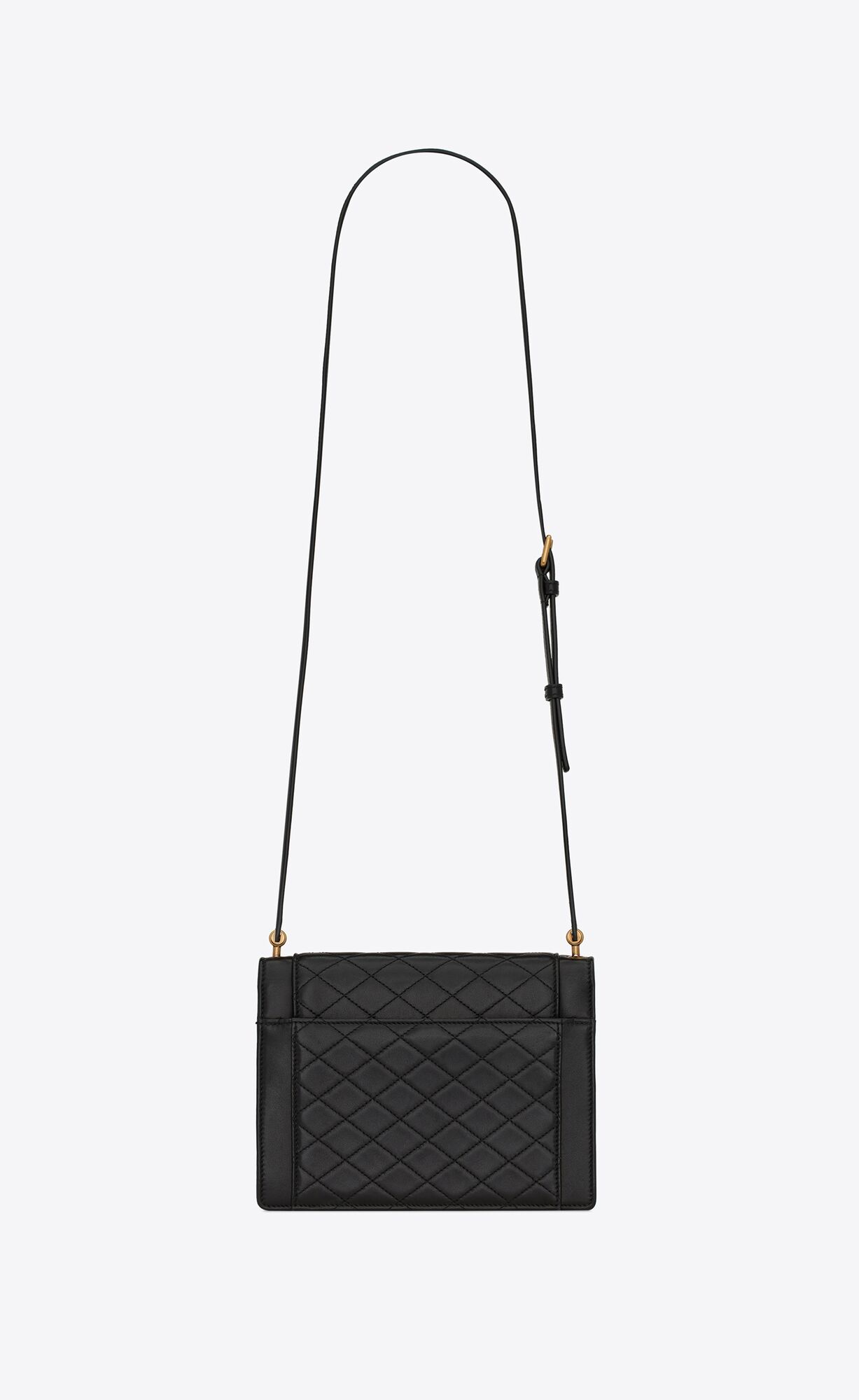 YSL Gaby Mini Satchel In Quilted Lambskin Noir | QDUNE5987