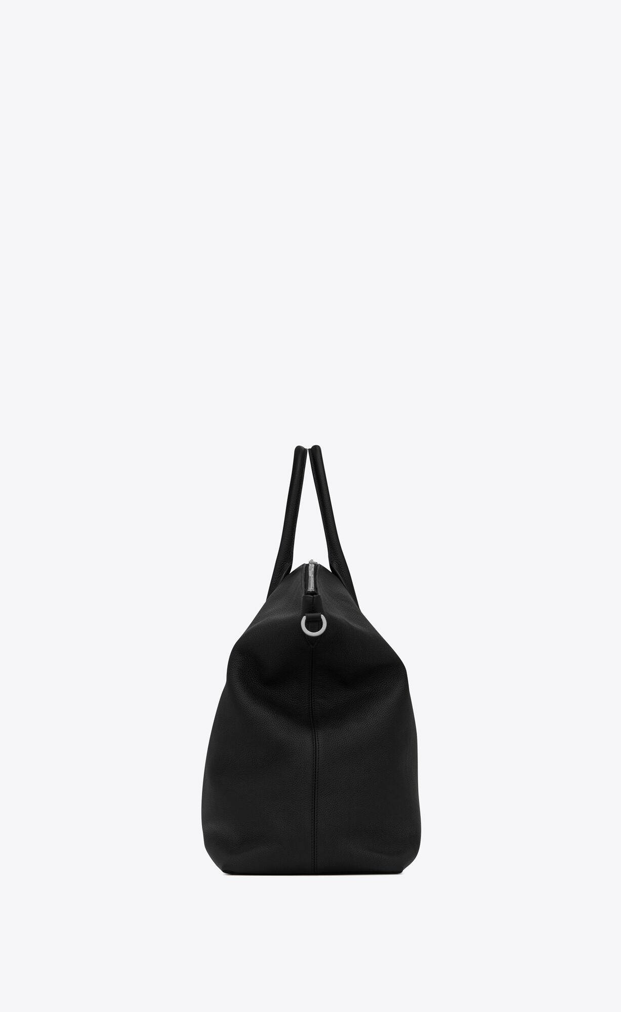 YSL Giant Bowling Bag In Soft Grained Leather Black | XUTLG4029