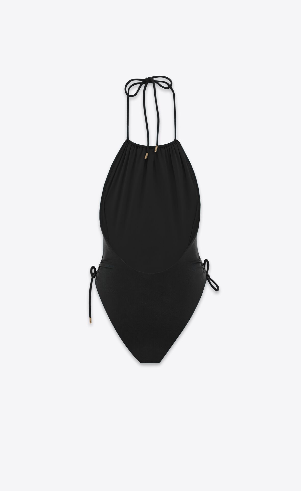 YSL Halterneck Swimsuit Black | GWBSE0548