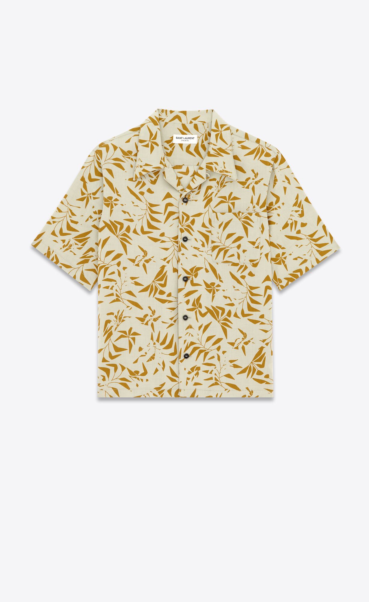 YSL Hawaiian Shirt Sand And Khaki | JTHSU0968