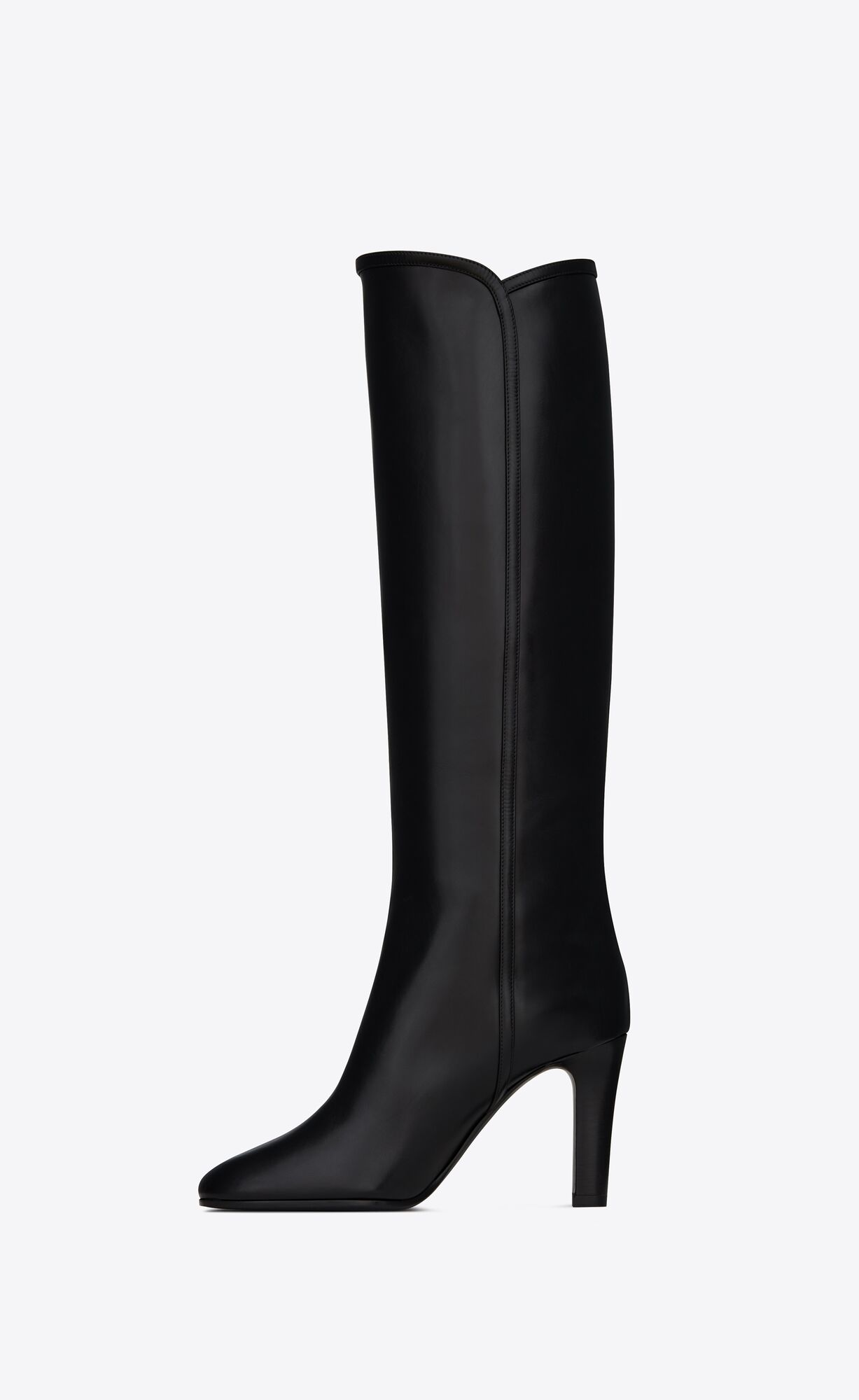 YSL Jane Cassandre Boots In Smooth Leather Black | AOTDP5249