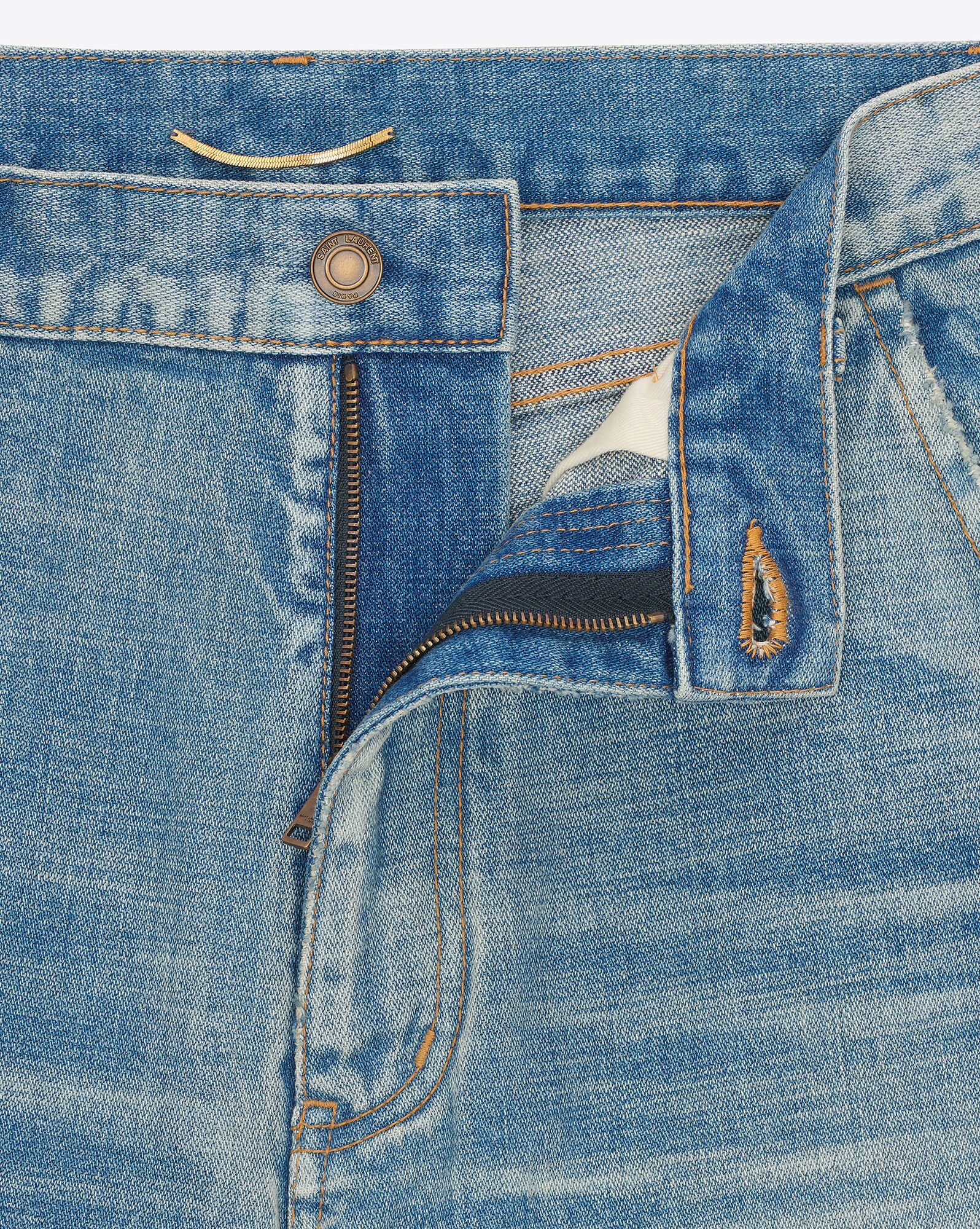 YSL Jane Jeans In 70s Serge Blue Denim 70'S Serge Blue | SRVWE5461