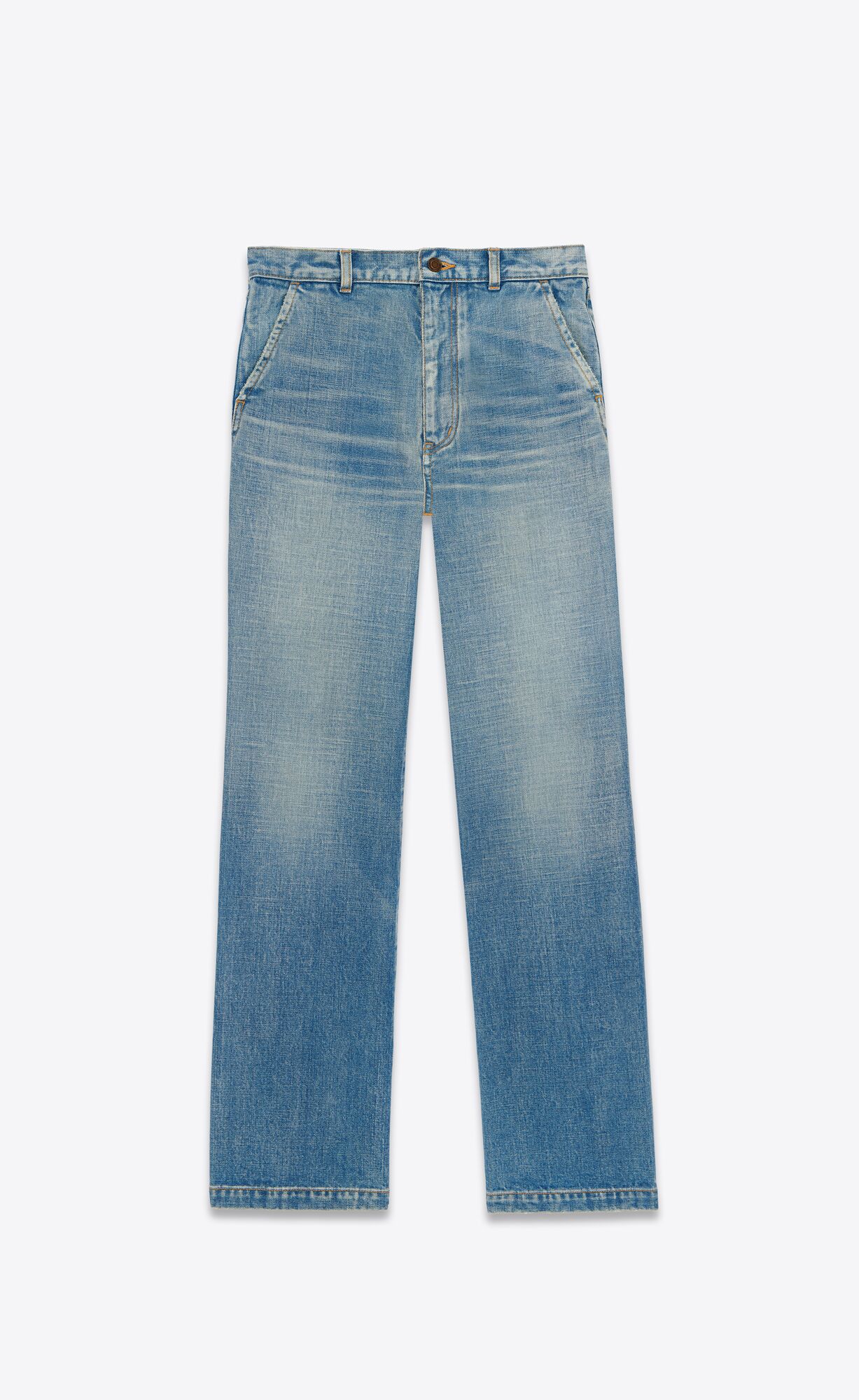 YSL Jane Jeans In 70s Serge Blue Denim 70'S Serge Blue | SRVWE5461