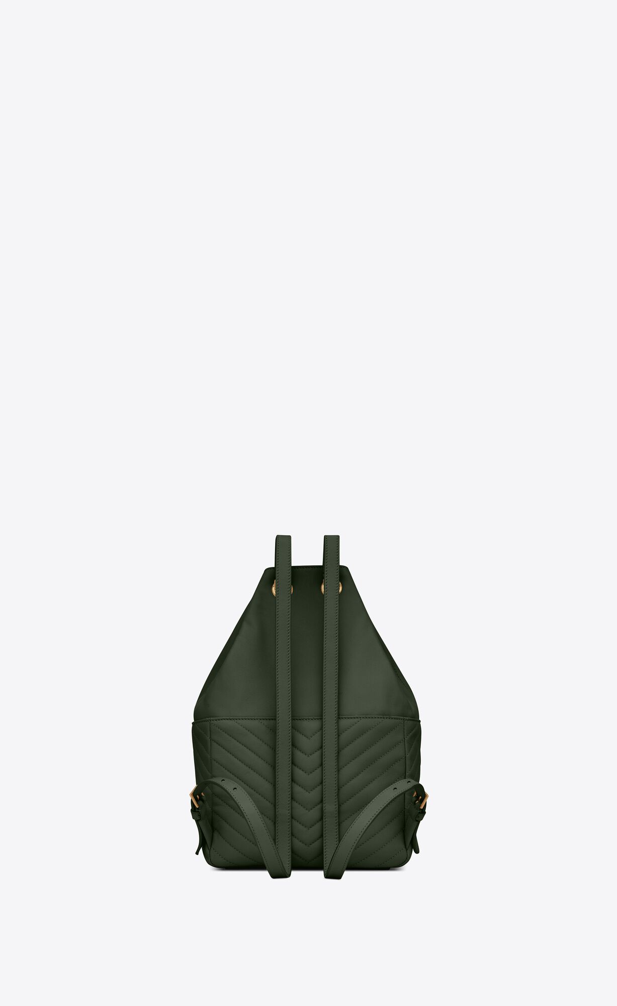 YSL Joe Backpack In Lambskin Vert Fonce | TCBDX2431