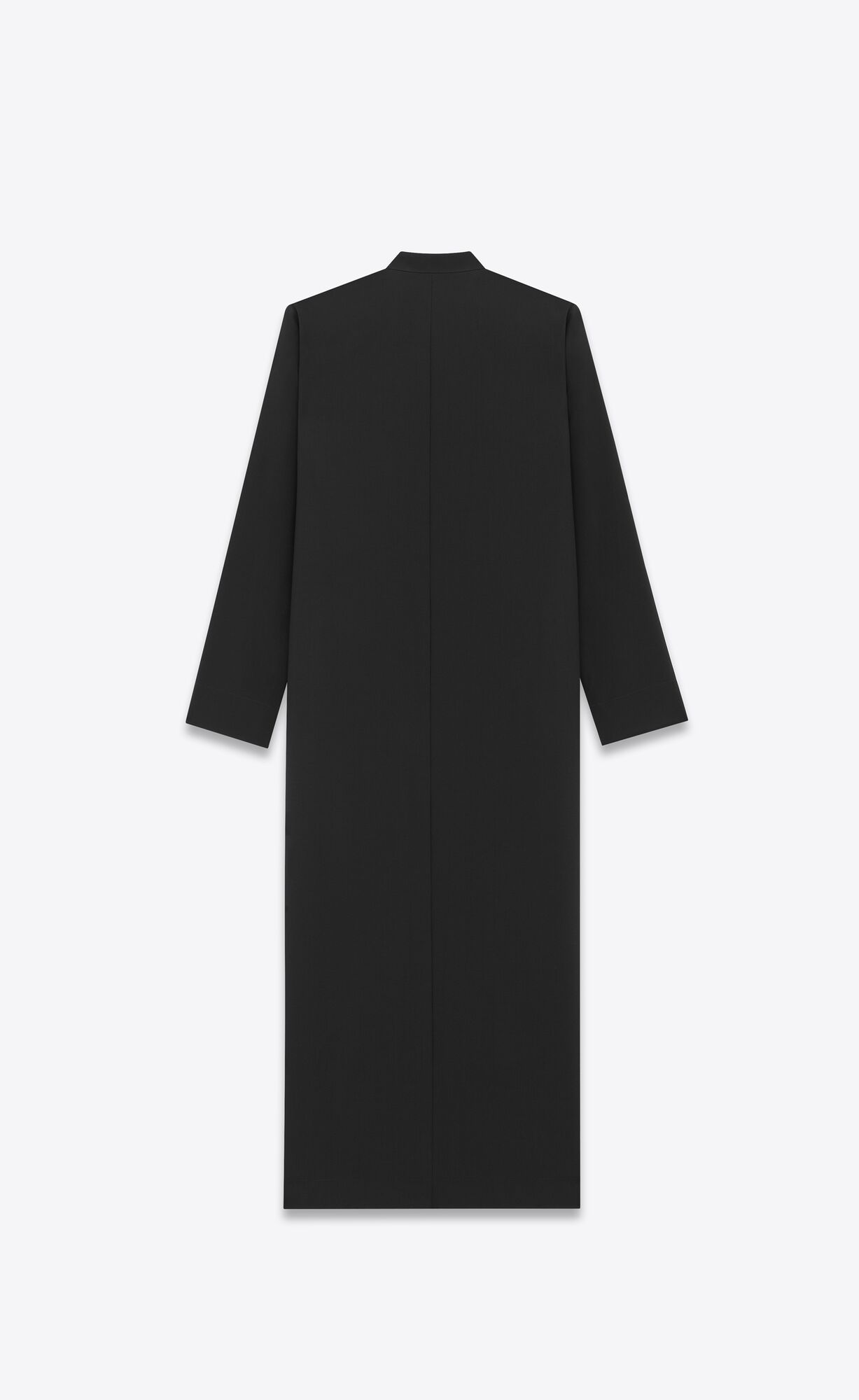 YSL Kaftan In Wool And Mohair Black | MQJUI8715