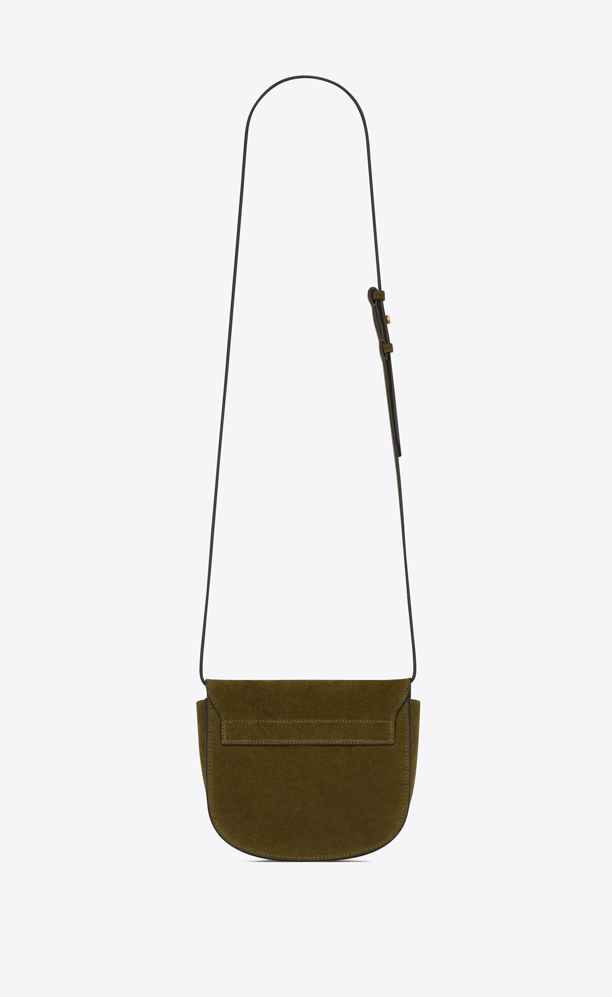 YSL Kaia Small In Suede Loden Green And Chocolat | QZYWD0547