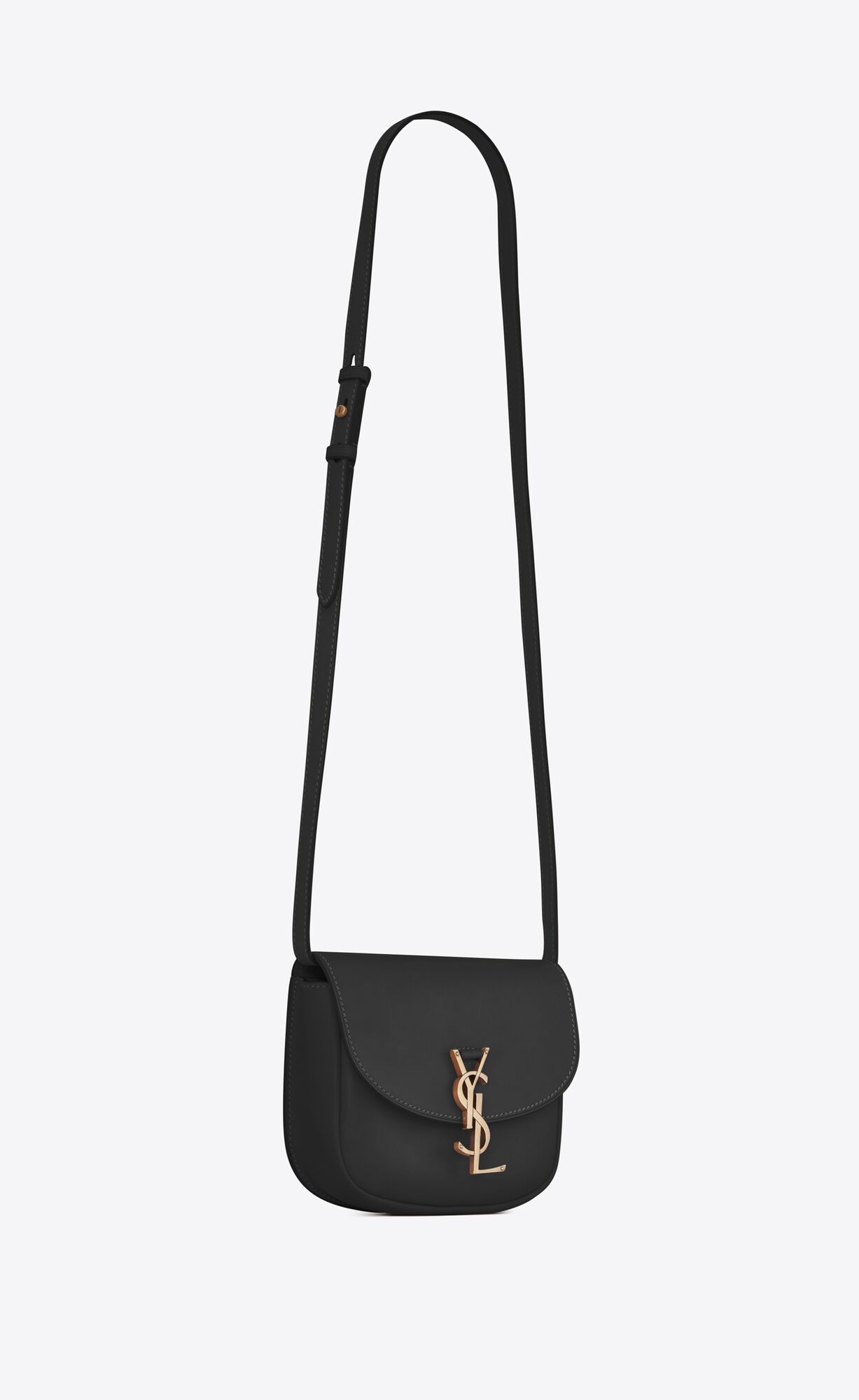 YSL Kaia Small Satchel In Smooth Leather Noir | JXQZI4596