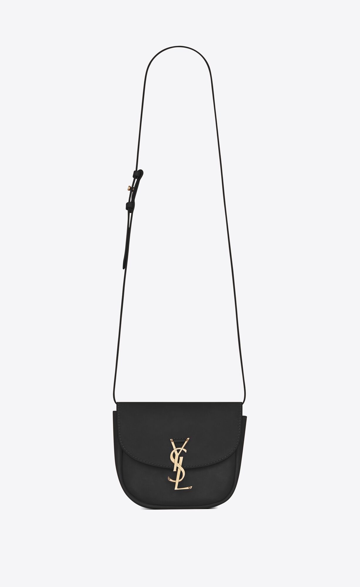 YSL Kaia Small Satchel In Smooth Leather Noir | JXQZI4596