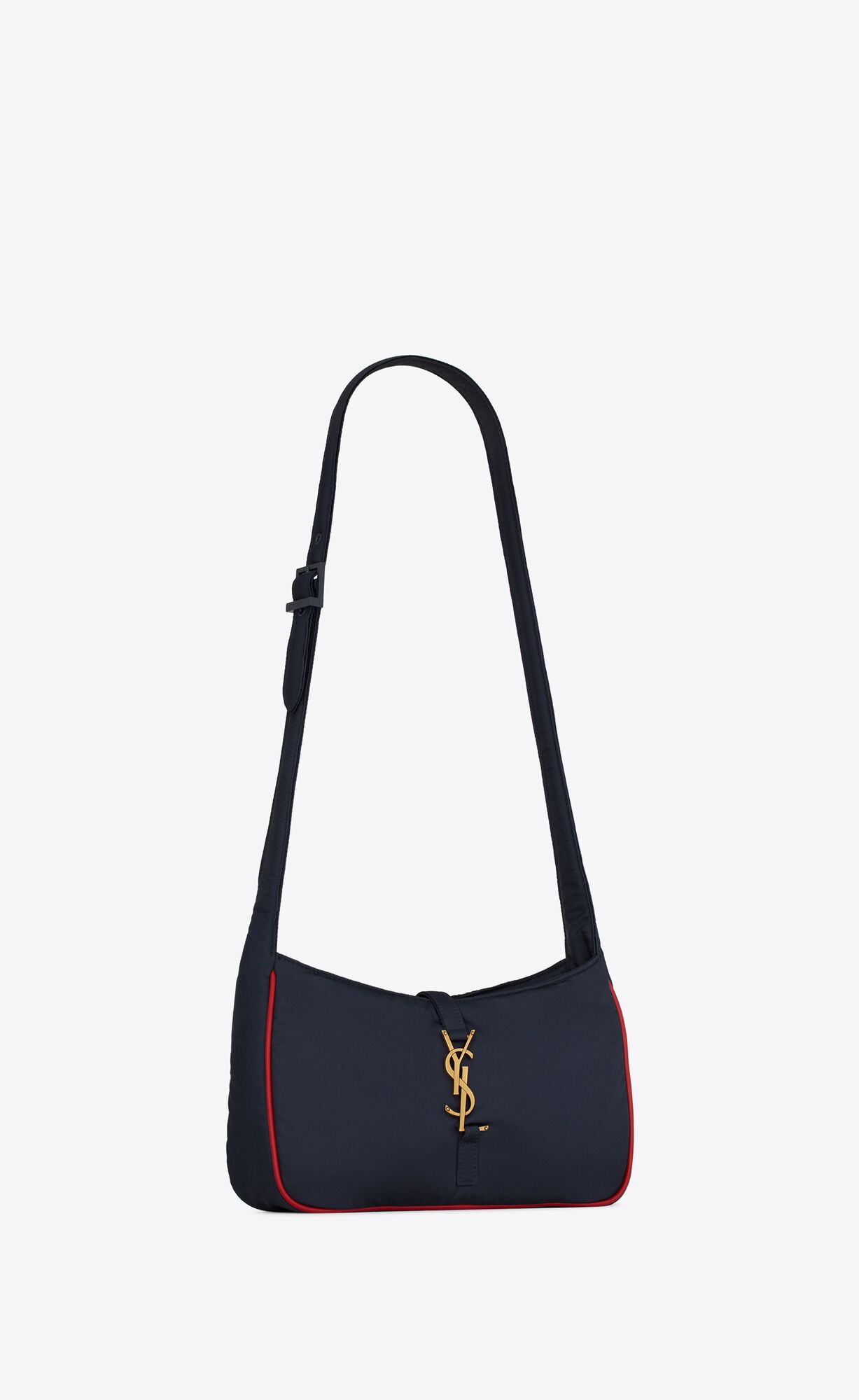 YSL Le 5 À 7 Crossbody Bag In Econyl® Regenerated Nylon Navy | GANJY3710