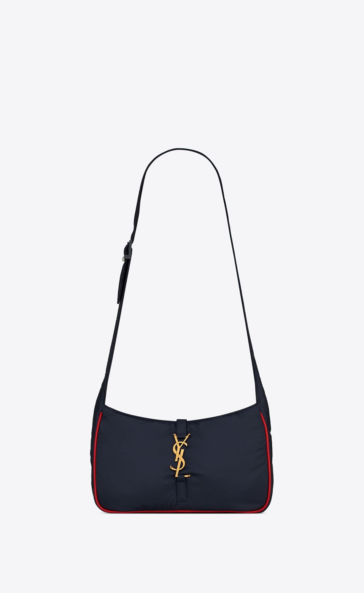 YSL Le 5 À 7 Crossbody Bag In Econyl® Regenerated Nylon Navy | GANJY3710