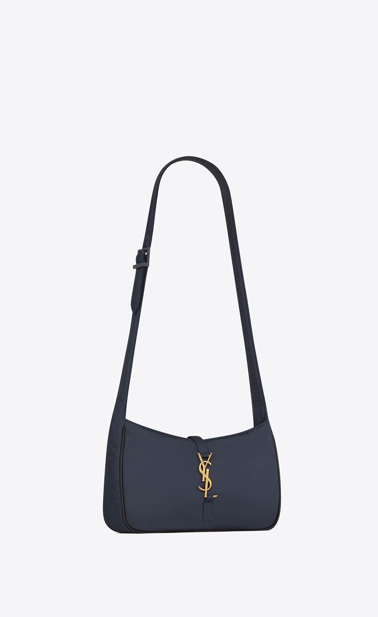 YSL Le 5 À 7 Crossbody Bag In Econyl® Regenerated Nylon Navy And Black | PXOVE2097