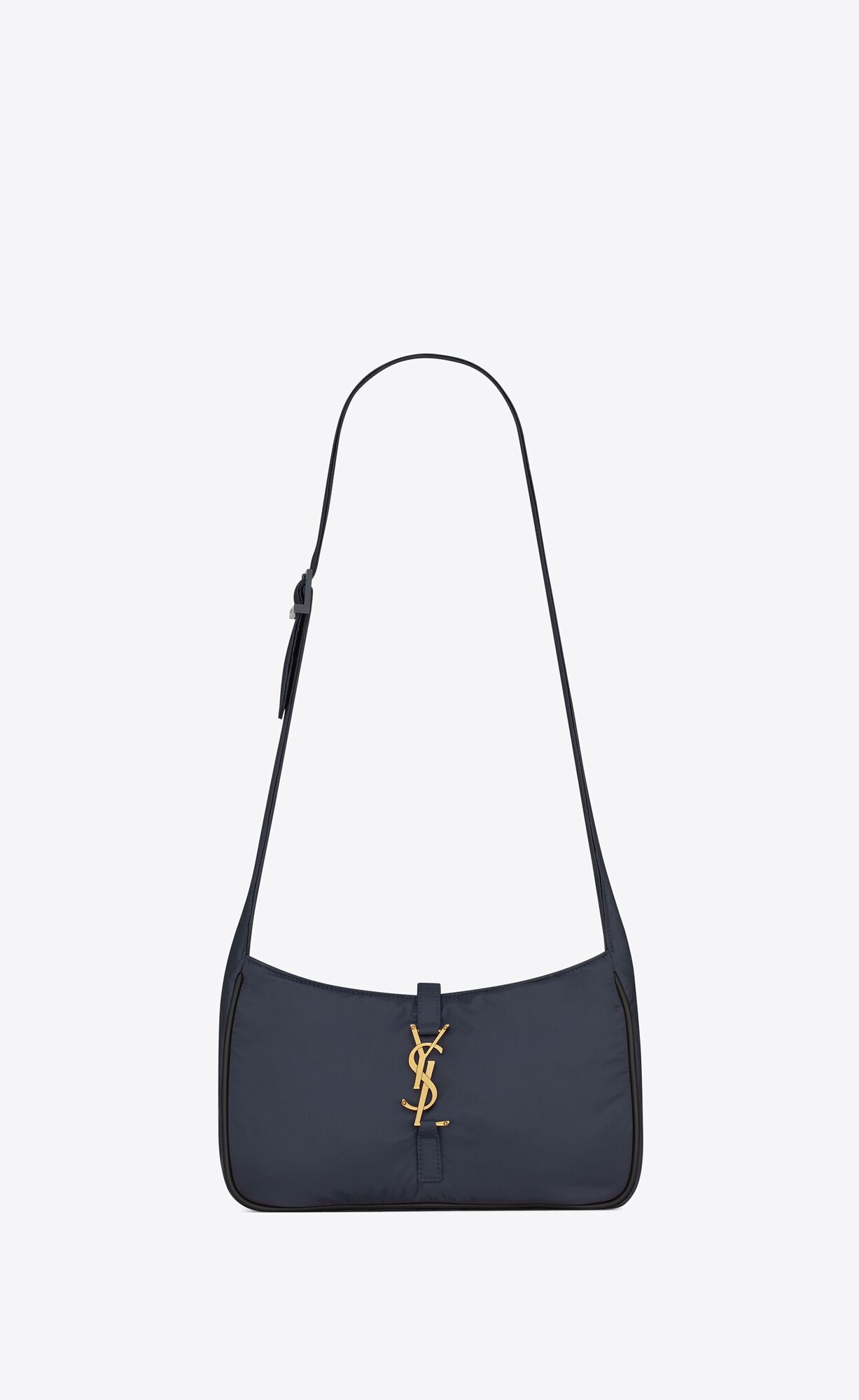 YSL Le 5 À 7 Crossbody Bag In Econyl® Regenerated Nylon Navy And Black | PXOVE2097