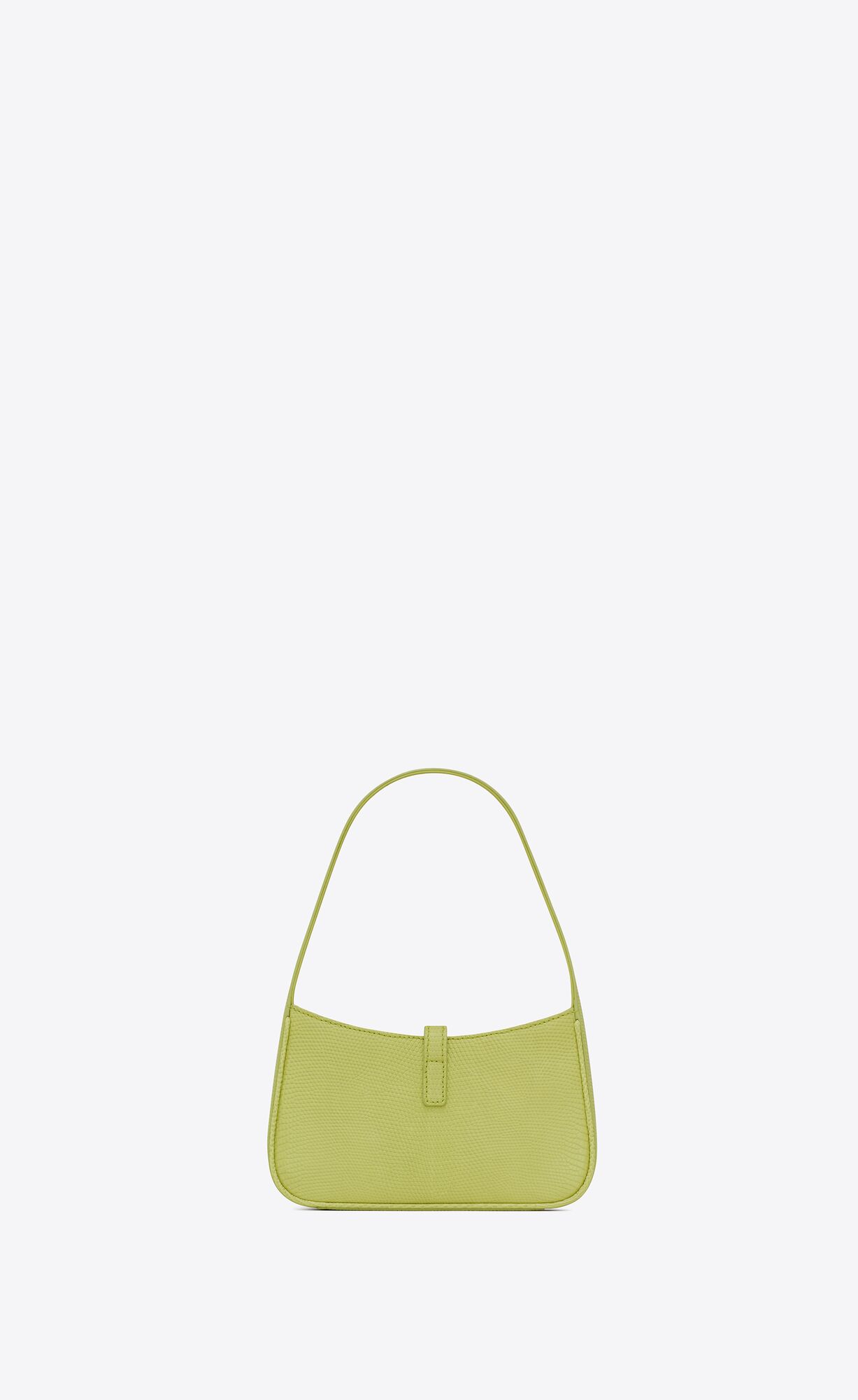 YSL Le 5 À 7 Mini In Lizard Light Lime | SRBOZ9562