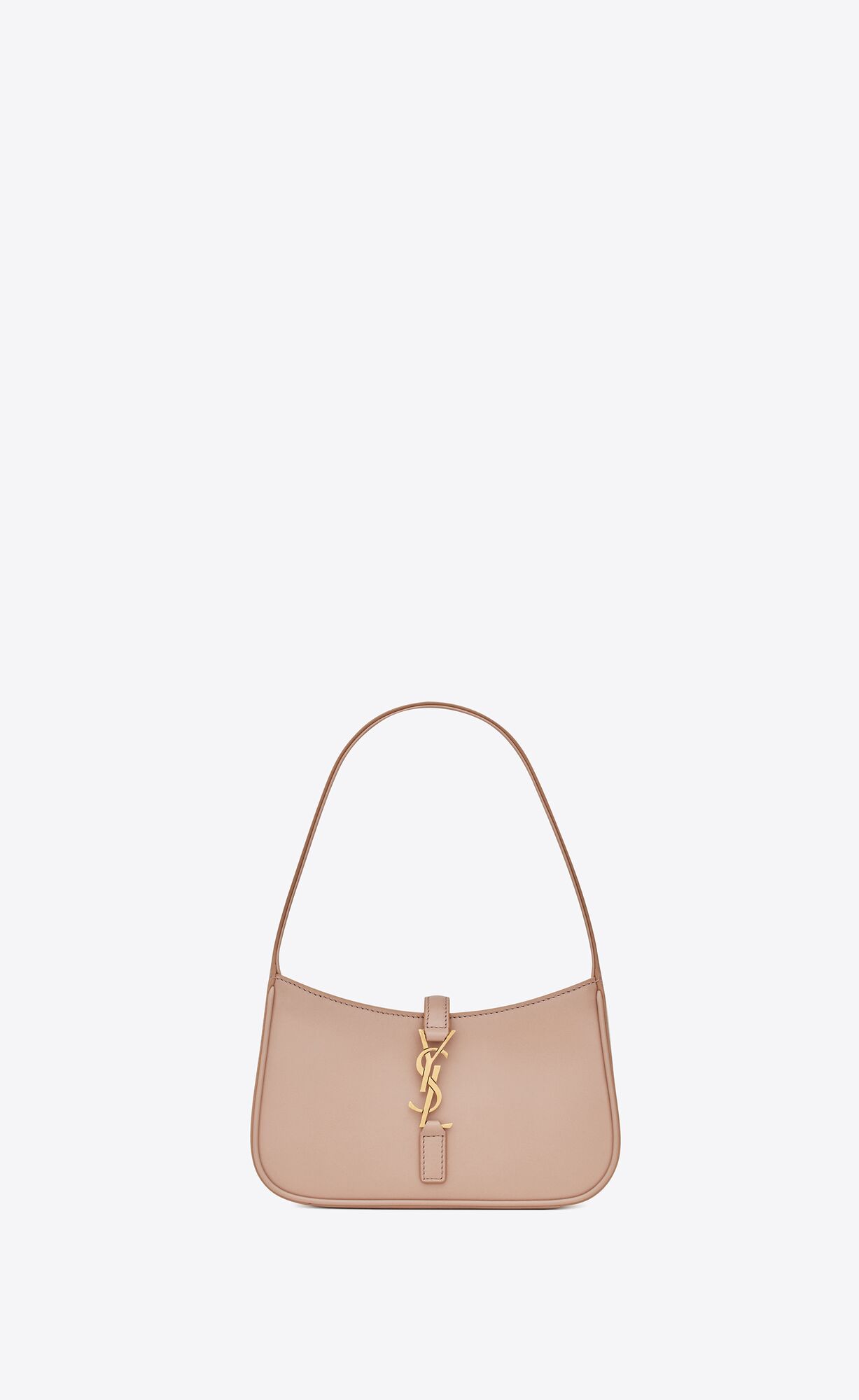 YSL Le 5 À 7 Mini In Smooth Leather Rosy Sand | NBRZX3071