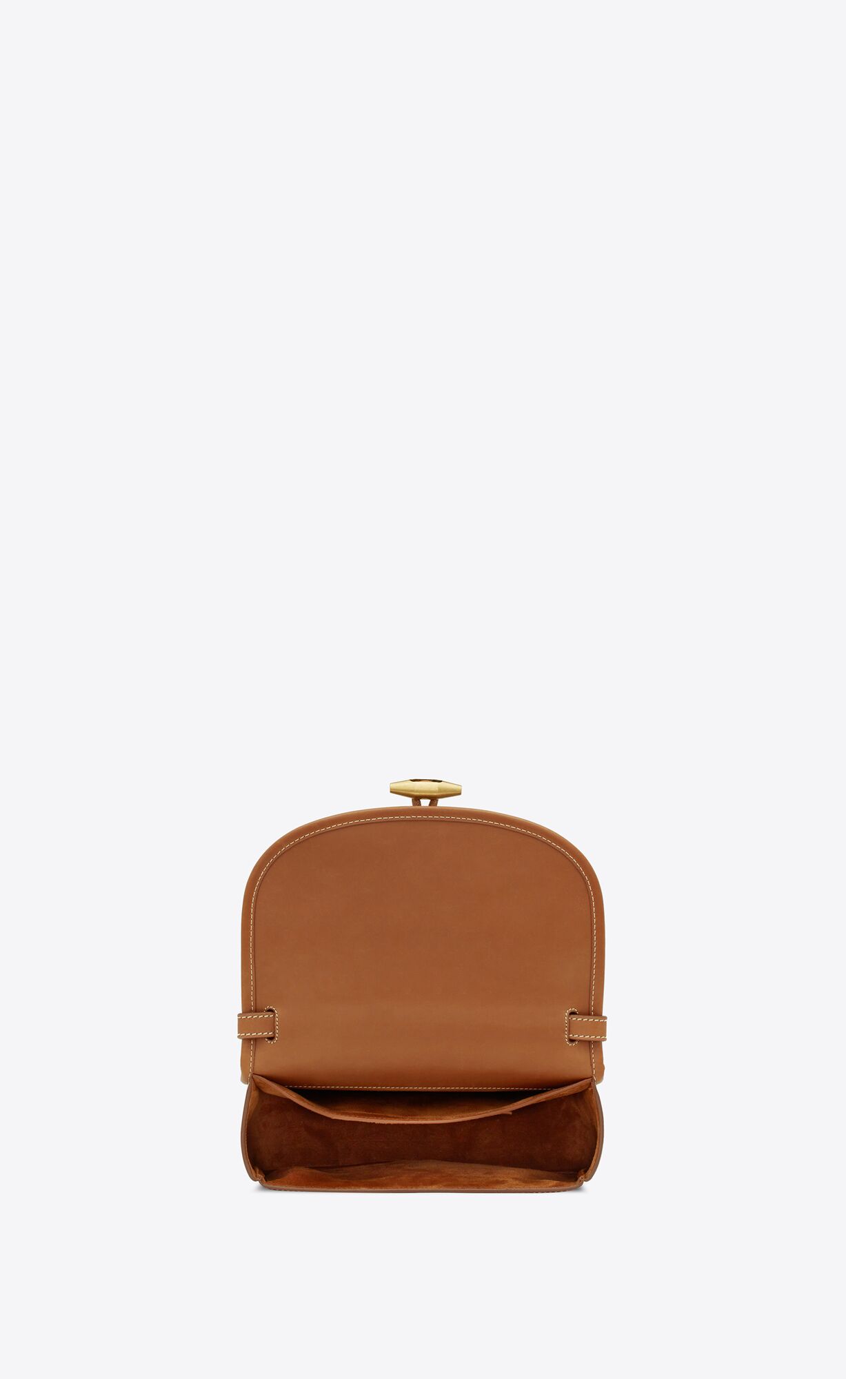 YSL Le Caban Satchel In Vegetable-tanned Leather Brick | QDMTR8512